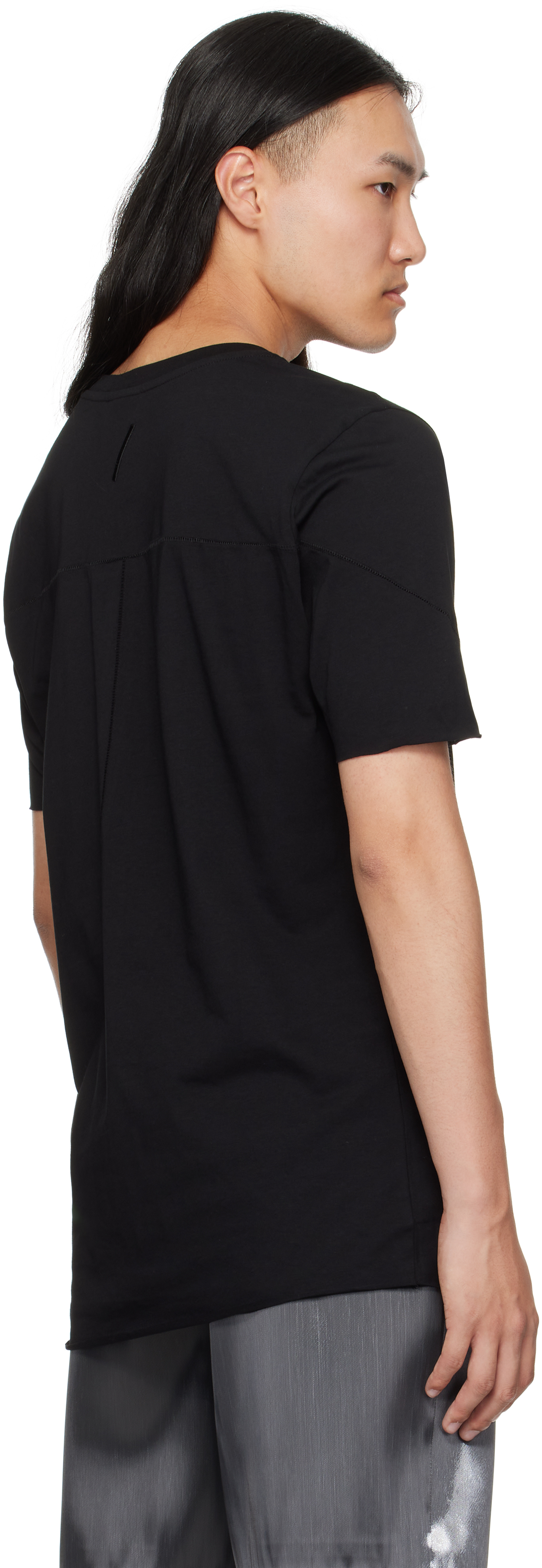 Thom Krom Black M Ts 872 T-shirt In Black