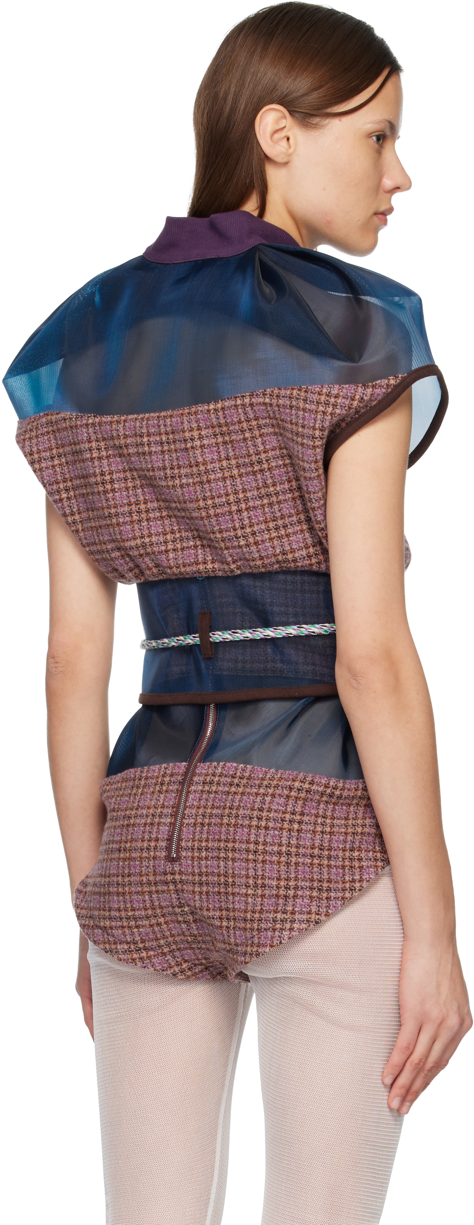 Kiko Kostadinov Multicolor Eartha Fitted Jacket In Multi