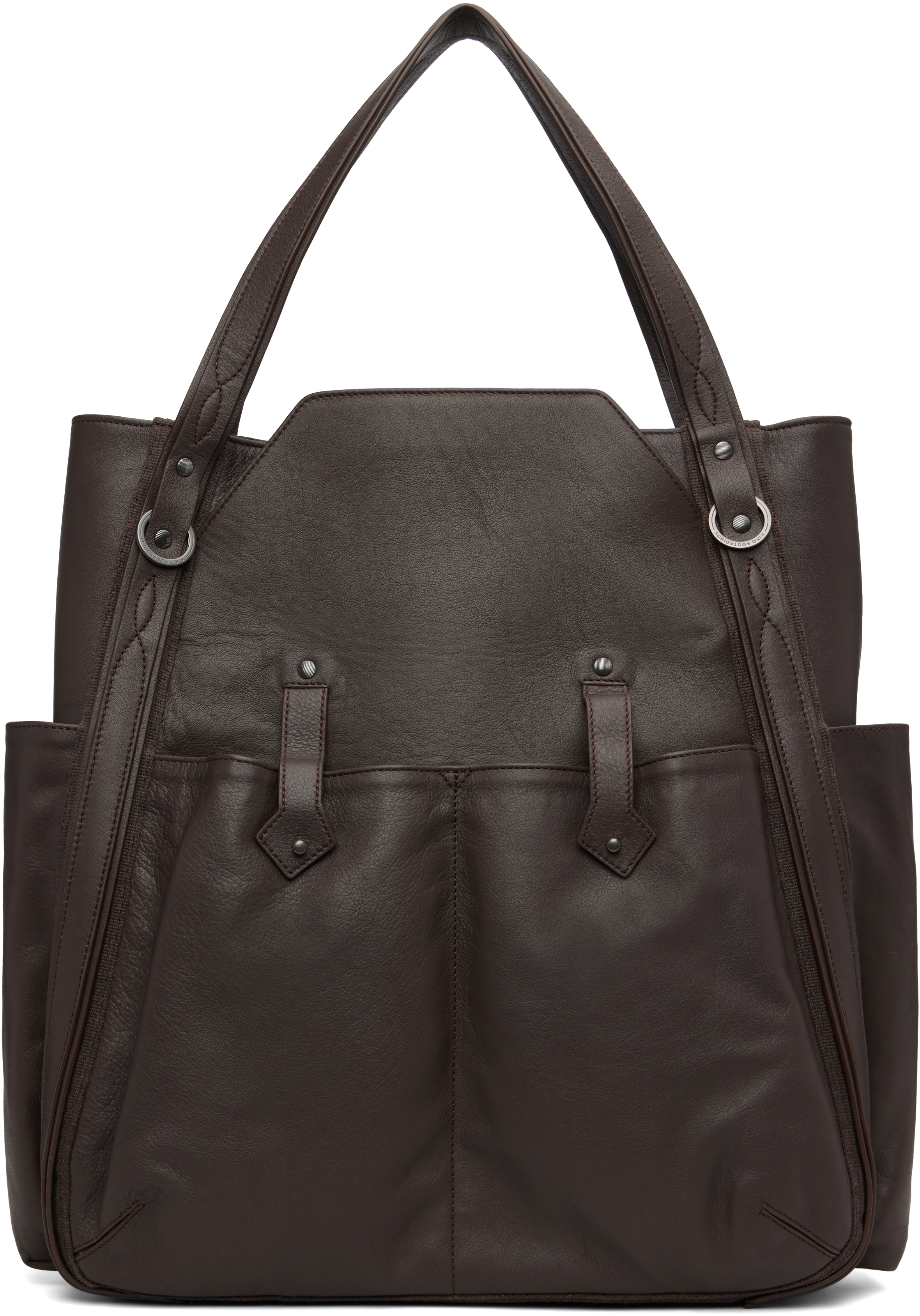 Kiko Kostadinov: Brown Inex Tote | SSENSE