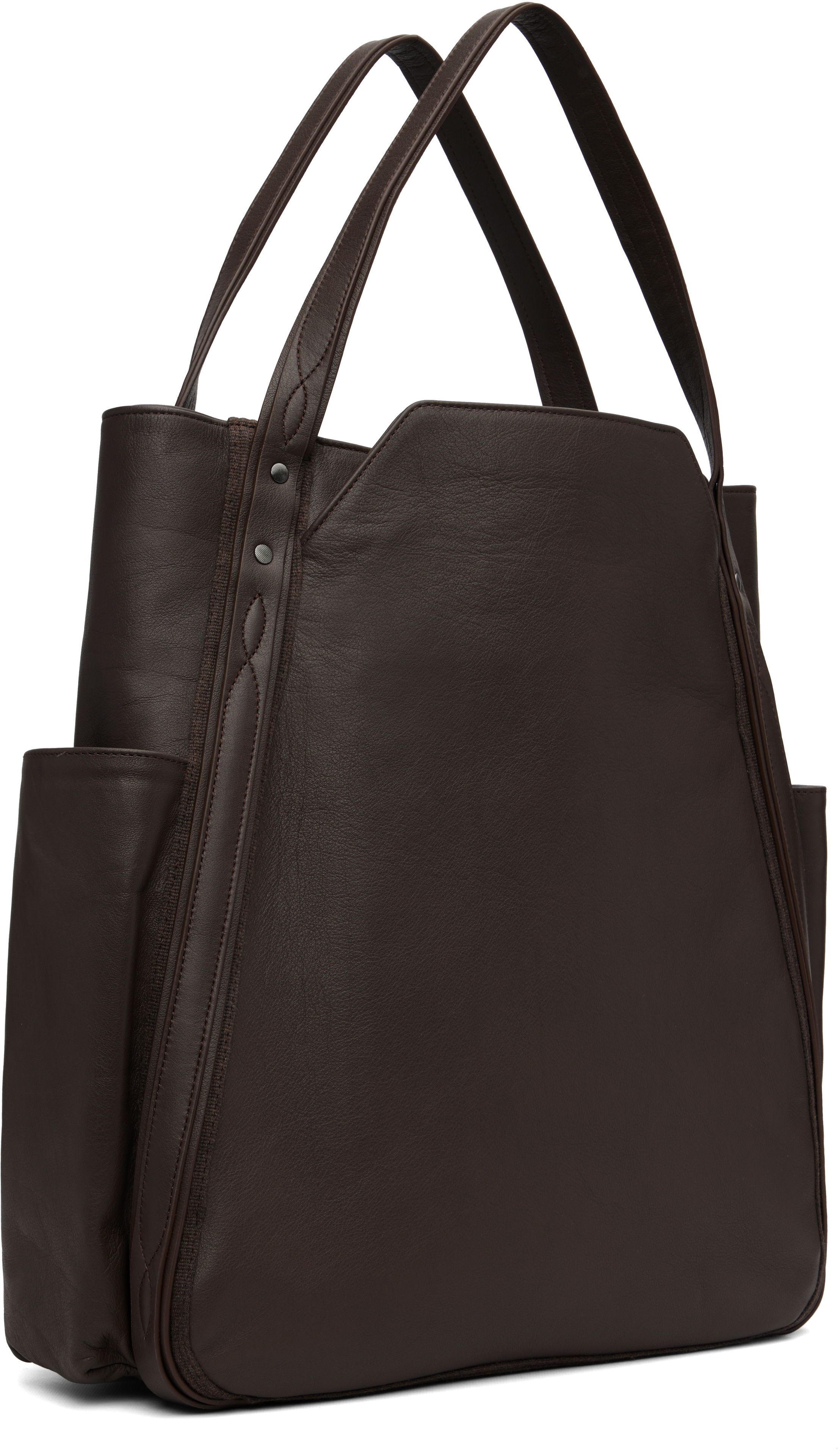 Kiko Kostadinov Brown Inex Tote In Brown
