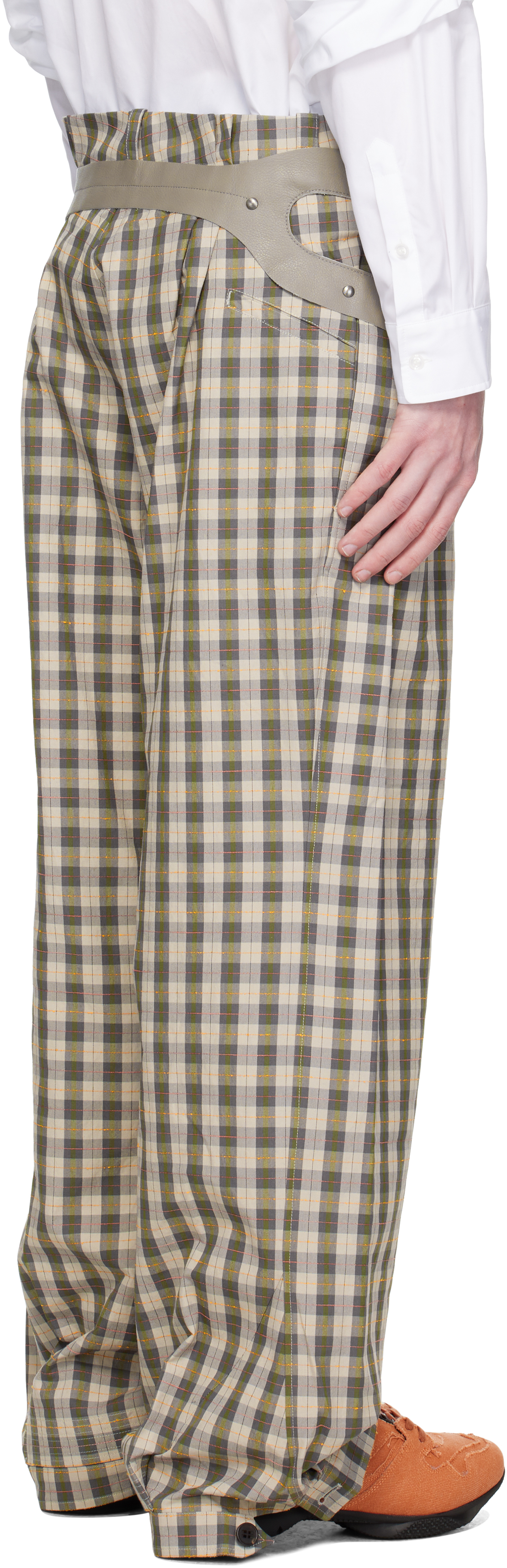 Kiko Kostadinov Striped Casual Pants