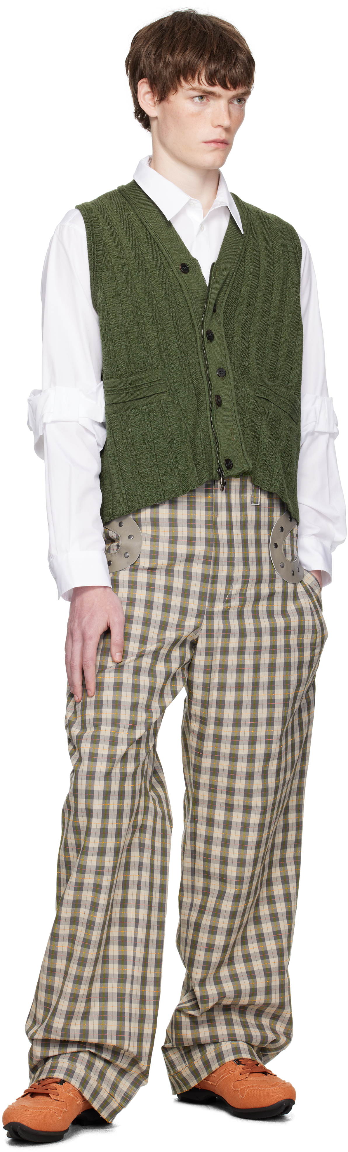 Kiko Kostadinov Striped Casual Pants
