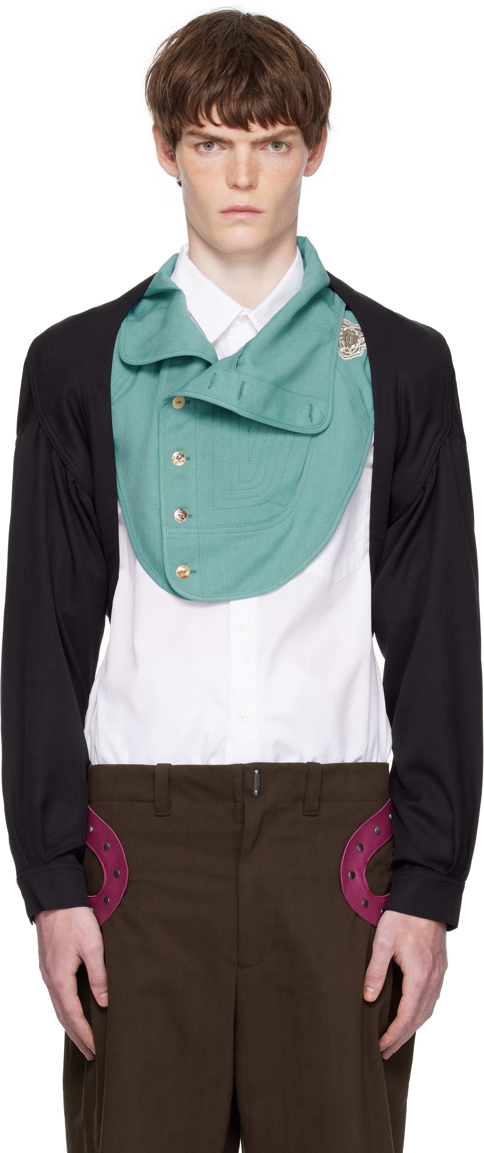 Kiko Kostadinov: ブラック Ricsi Bolero カーディガン | SSENSE 日本