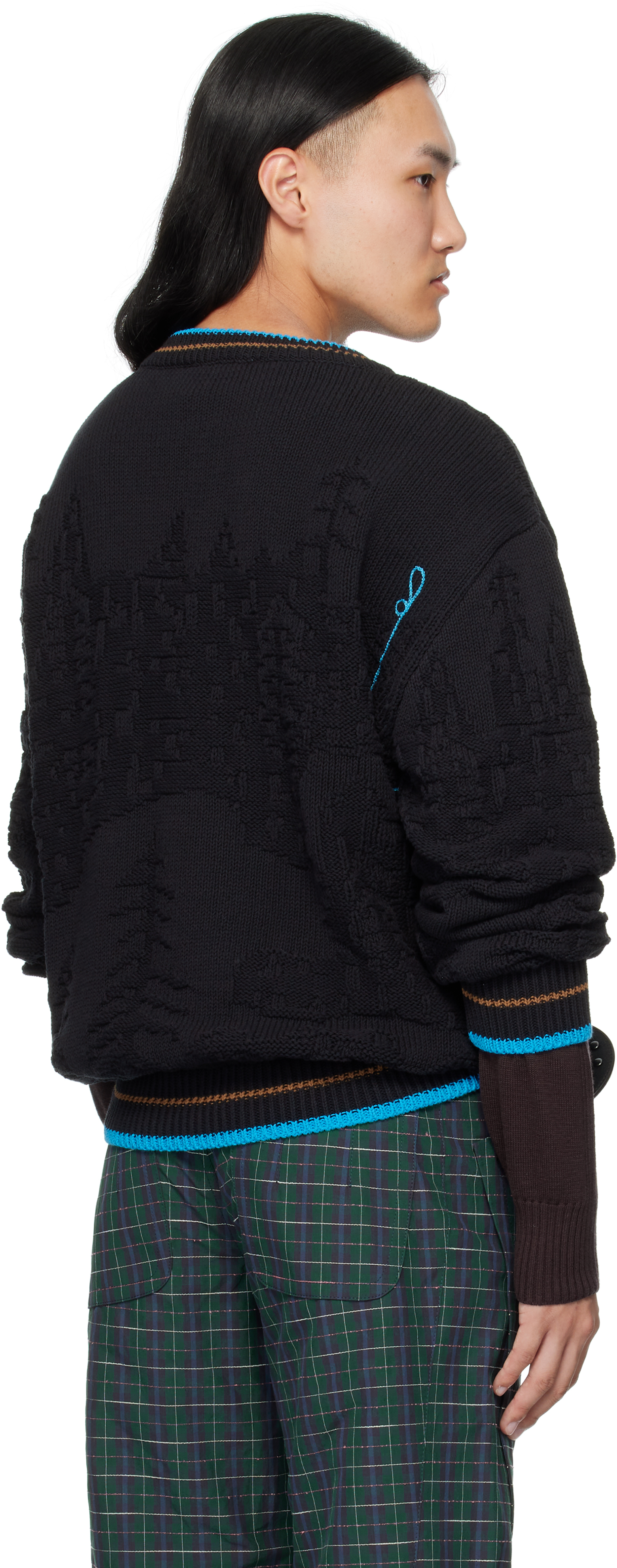 Kiko Kostadinov Black Fitz Sweater In Black