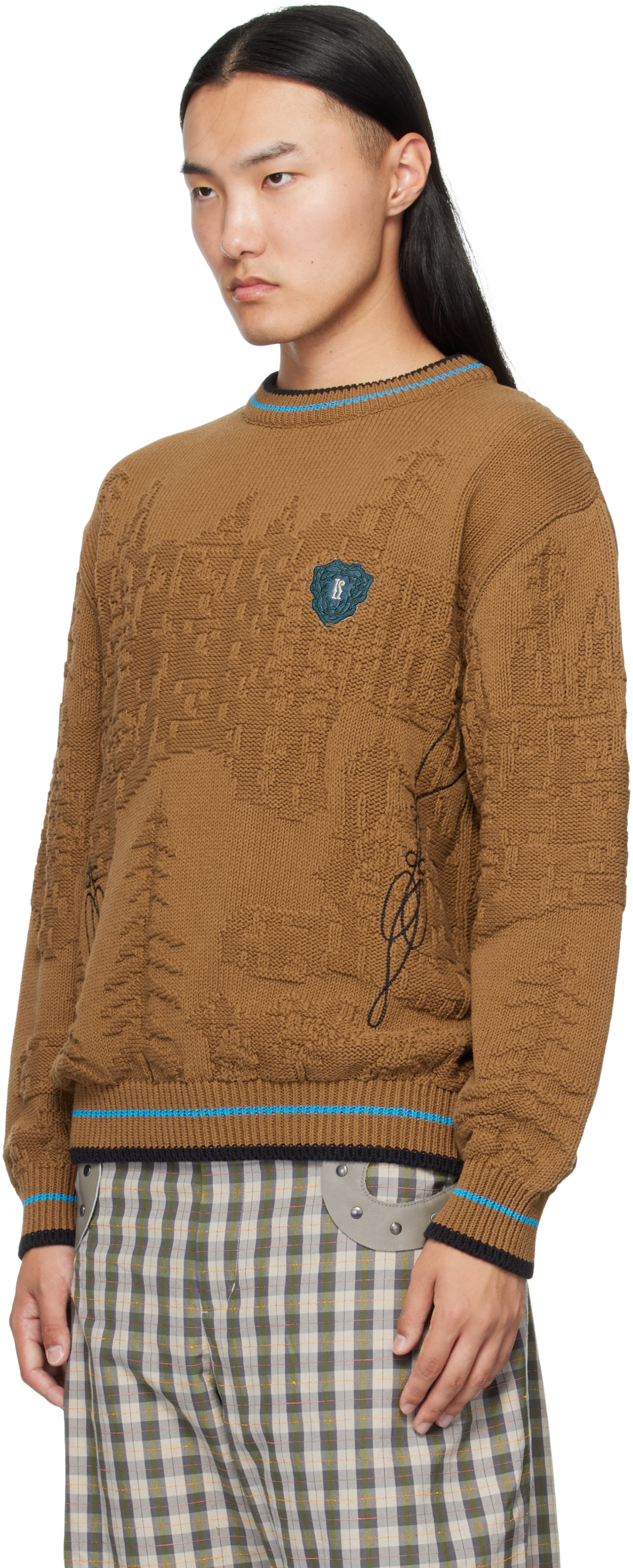 Kiko Kostadinov Fitz Sweater In Brown