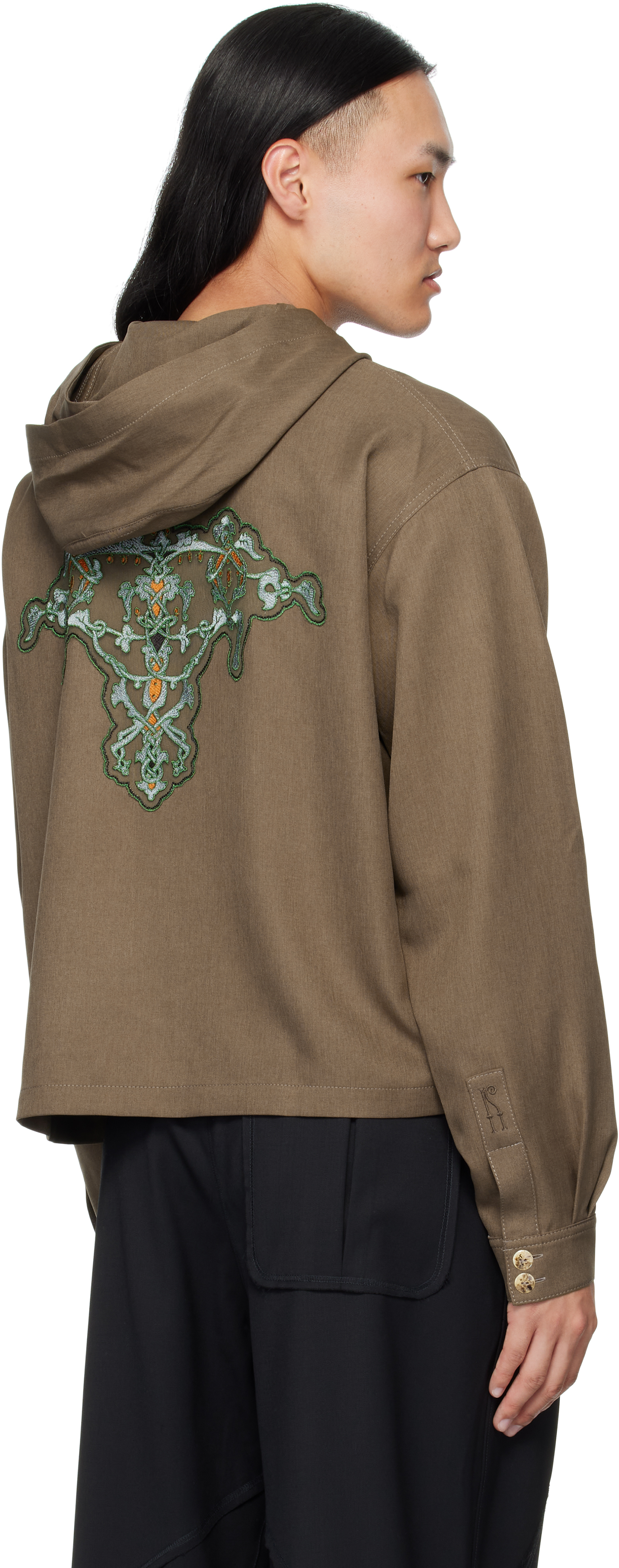 Kiko Kostadinov Brown Slatina Hoodie In Brown