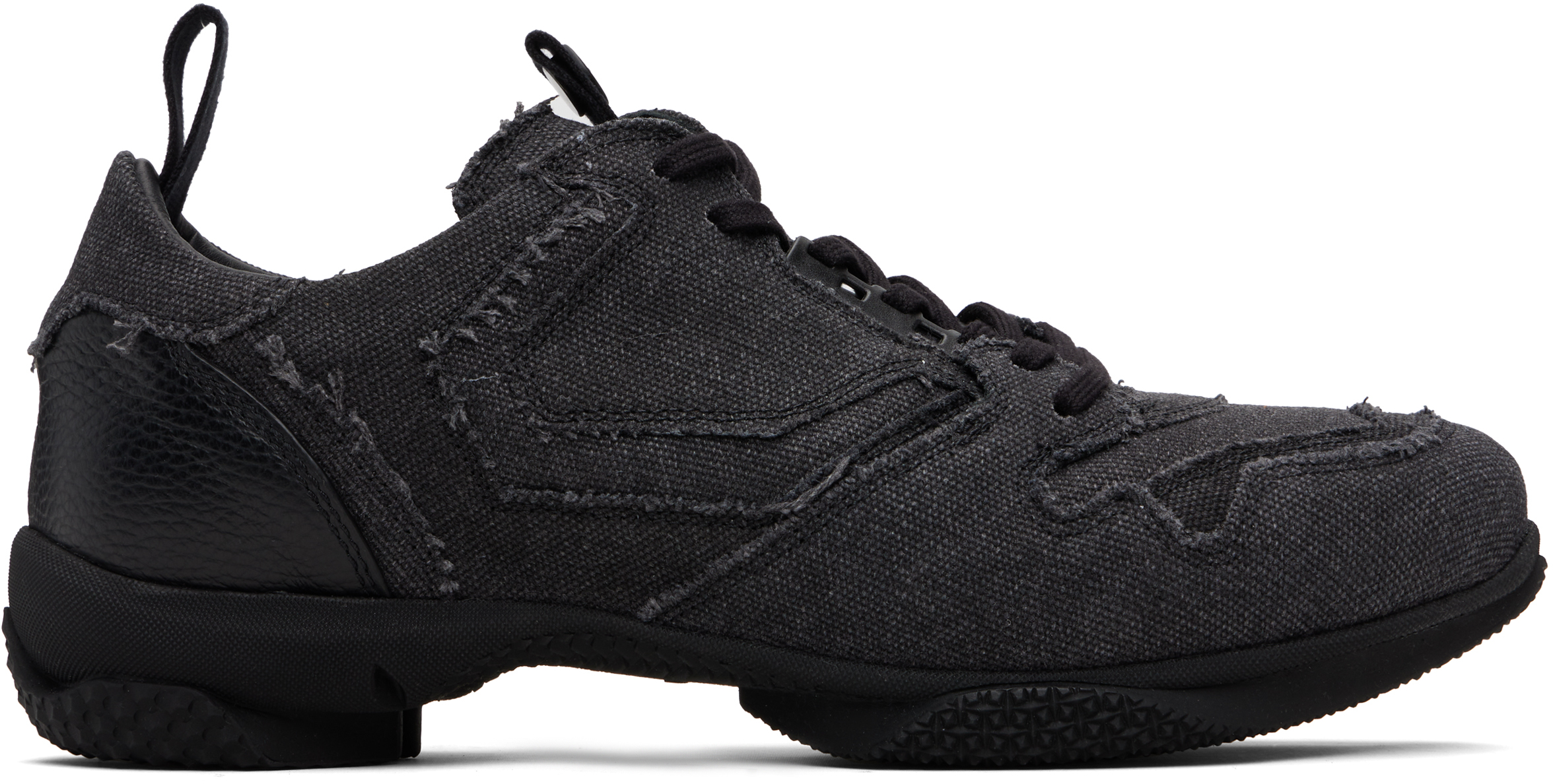 Kiko Kostadinov: Black Ostro Canvas Sneakers | SSENSE