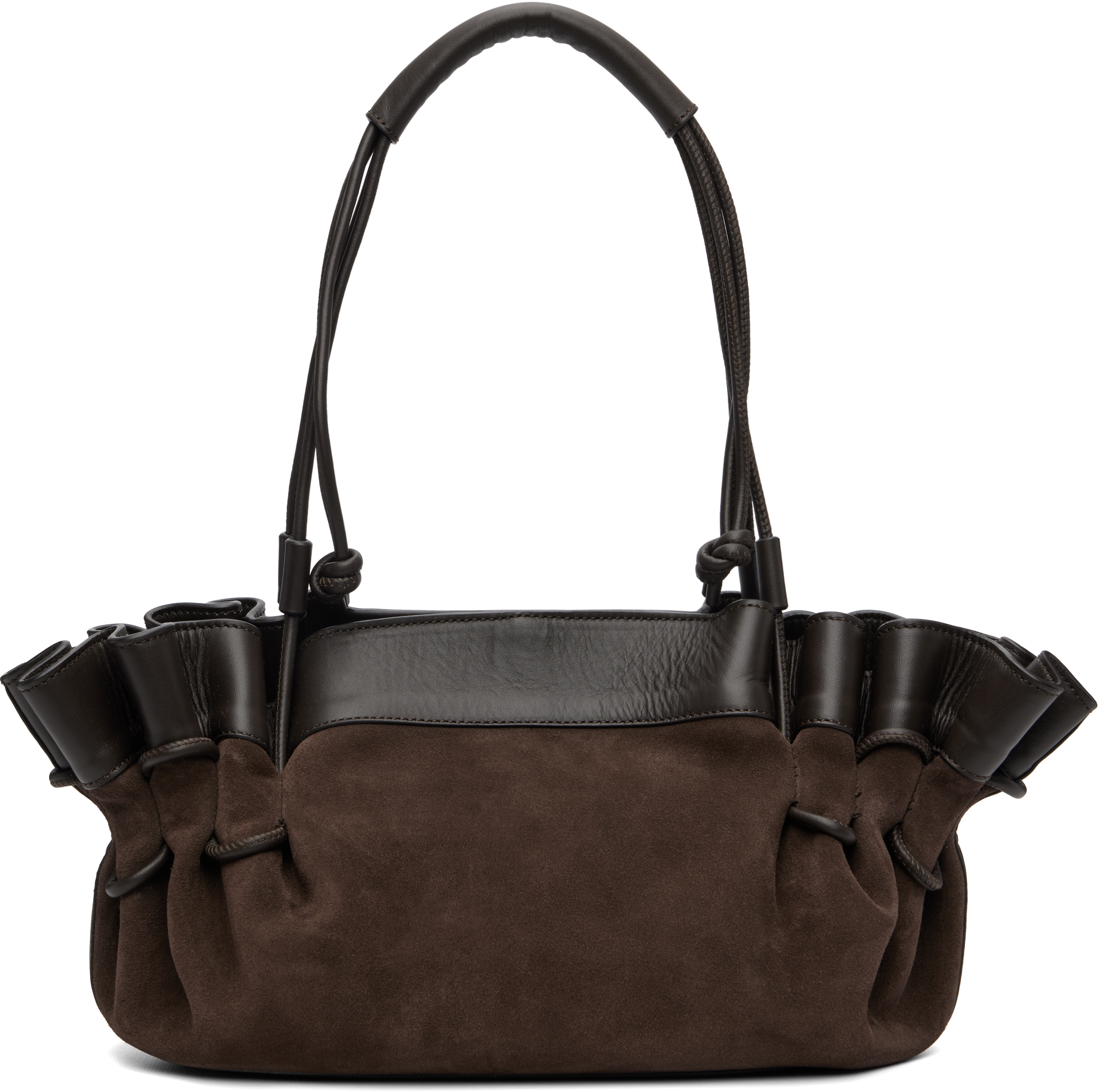 Brown Arta Suede Bag