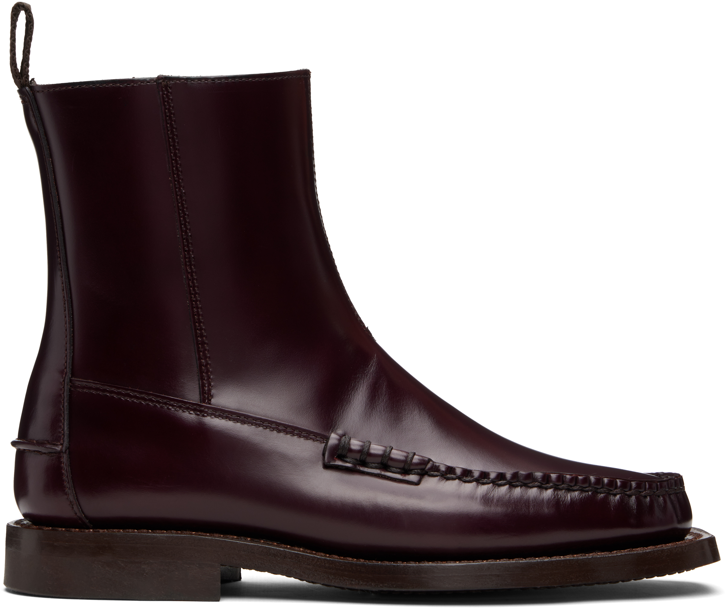 Burgundy Andreu Boots