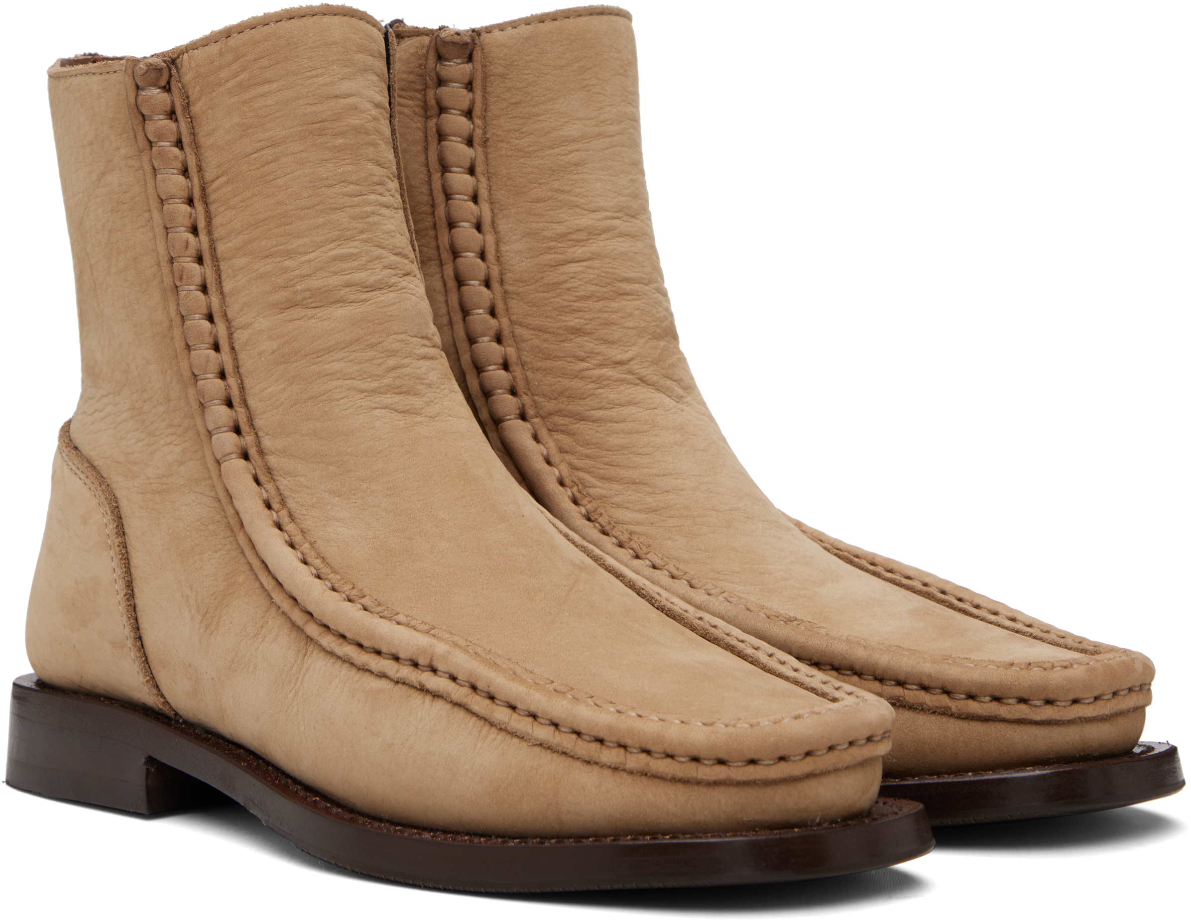 Hereu Tan Riera Bordon Boots In Brown