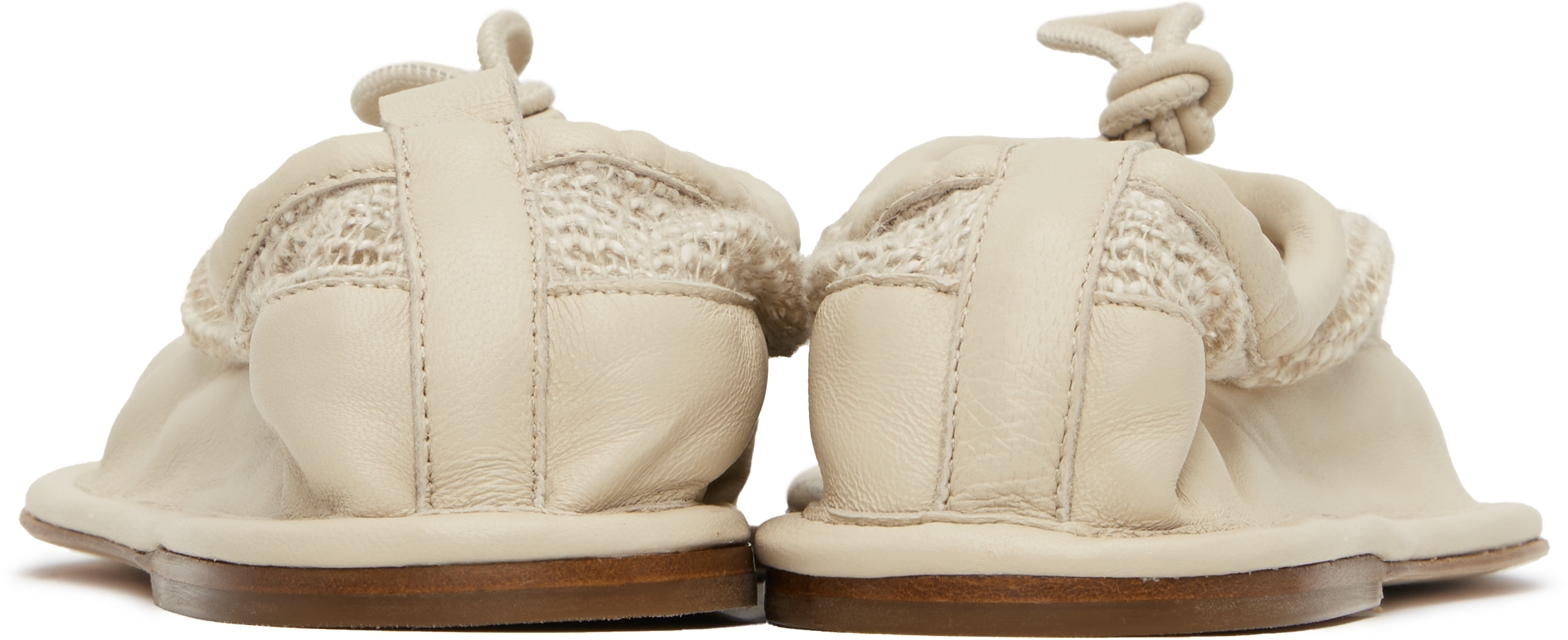 Shop Ruohan Beige Hereu Edition Puntera Ballerina Flats