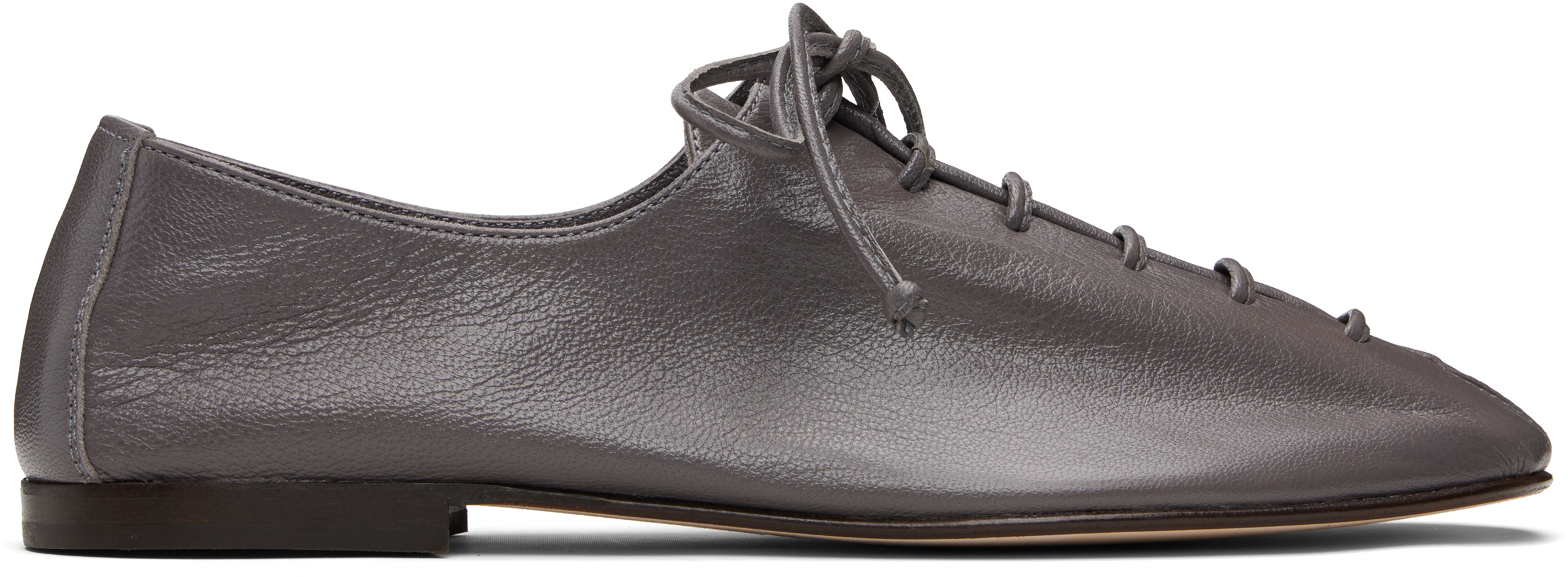 Gray Plegada Supple Shiny Derbys