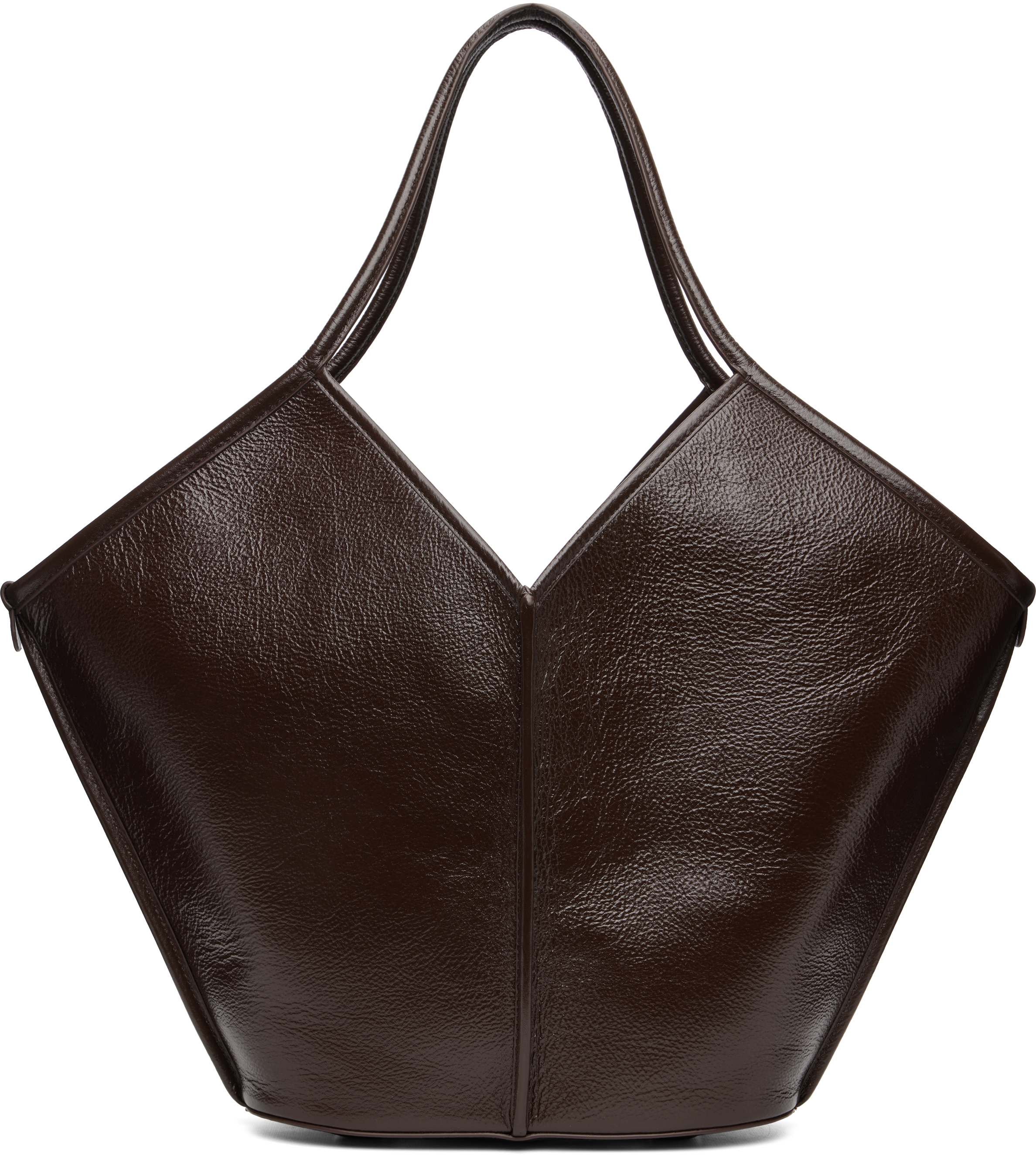 Brown Calella Distressed Tote