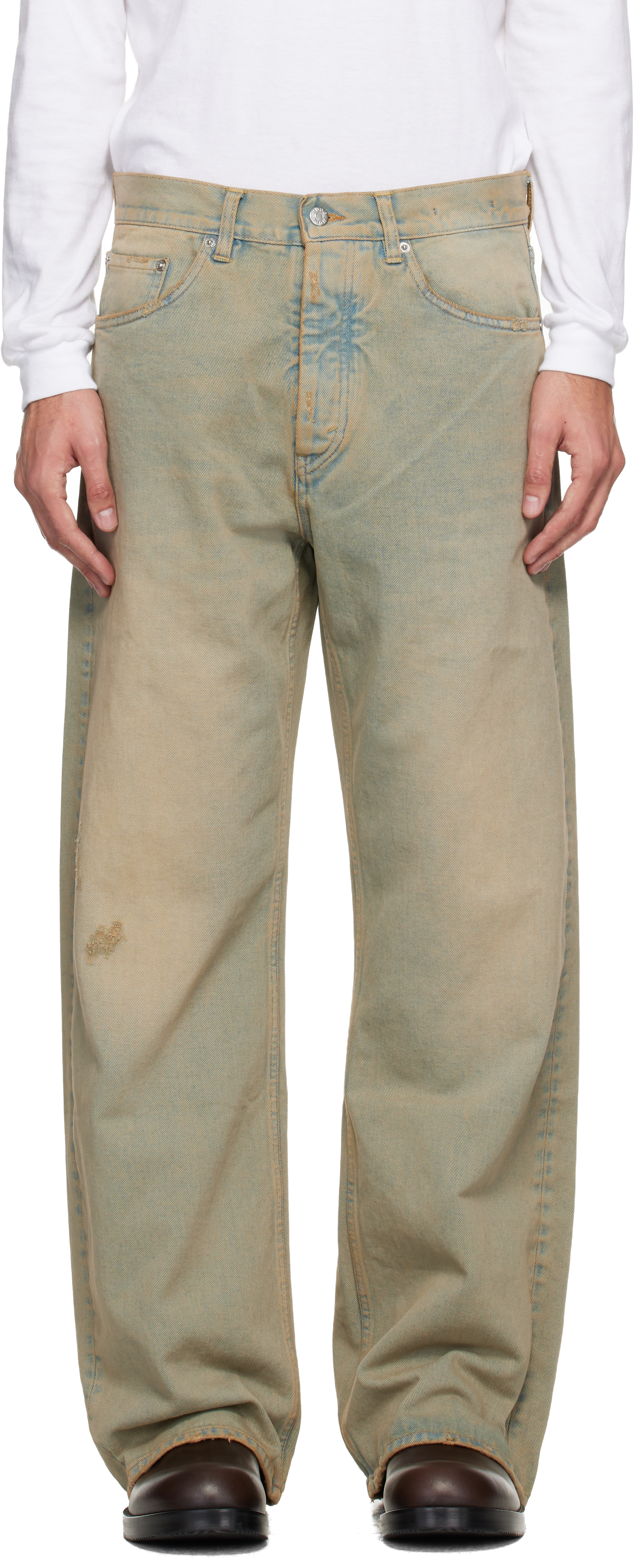 HOPEのブルー Criss ルーズフィット ジーンズがセール中