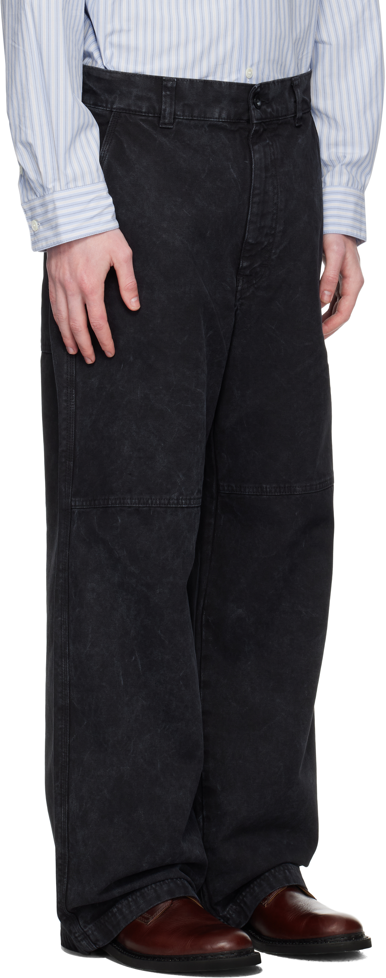 Hope Black Workwear Trousers In Black