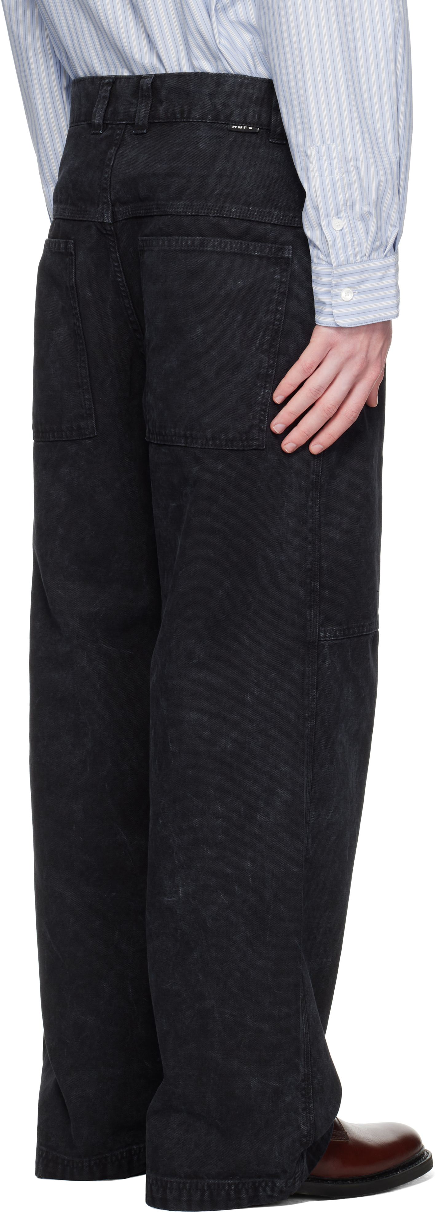 Hope Black Workwear Trousers In Black