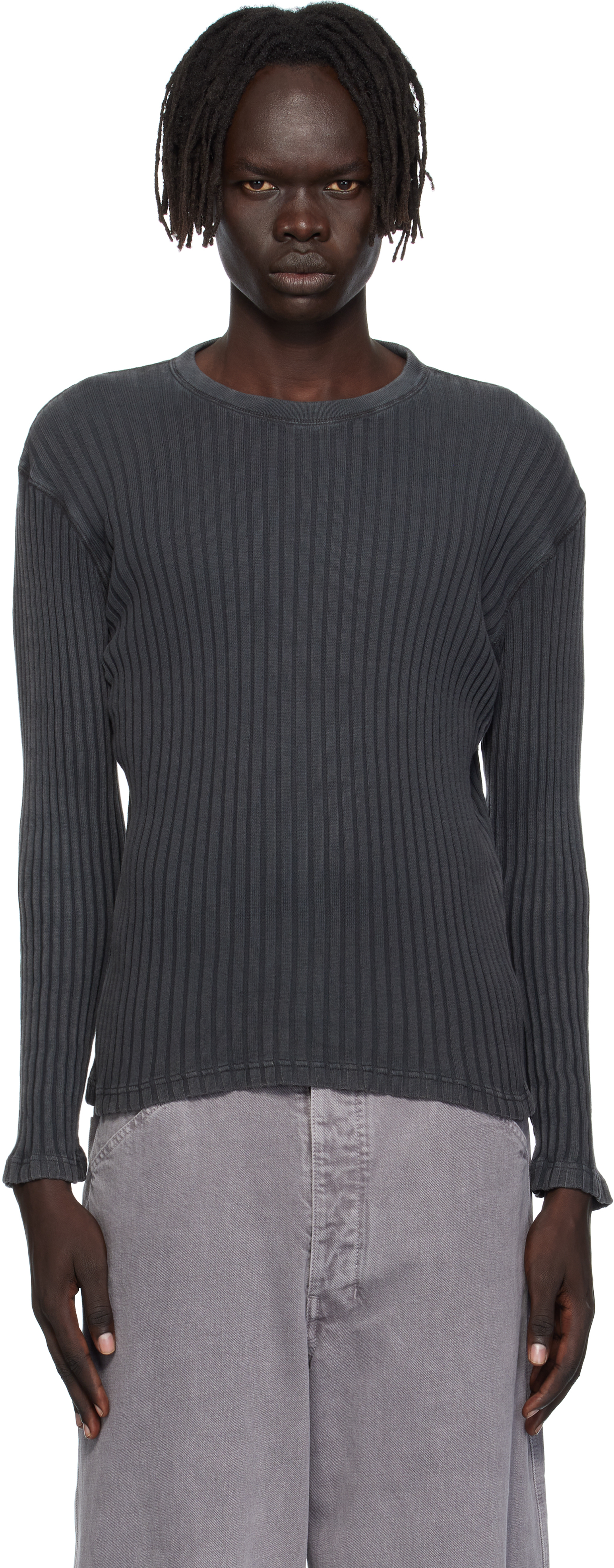 Hope Gray Addition Longsleeve T-shirt In Burgundy