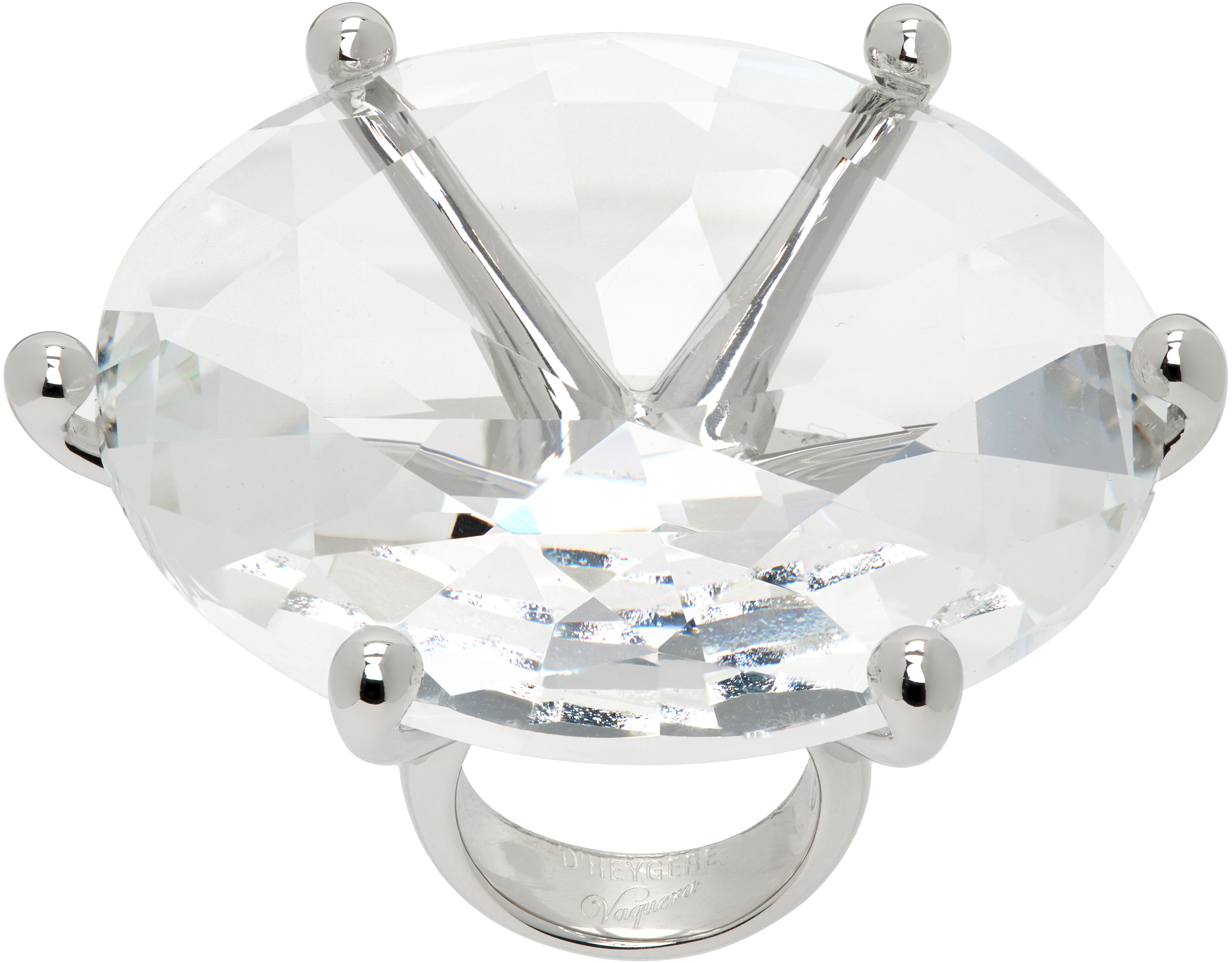 Vaquera D'heygere Edition Solitaire Ring In Silver