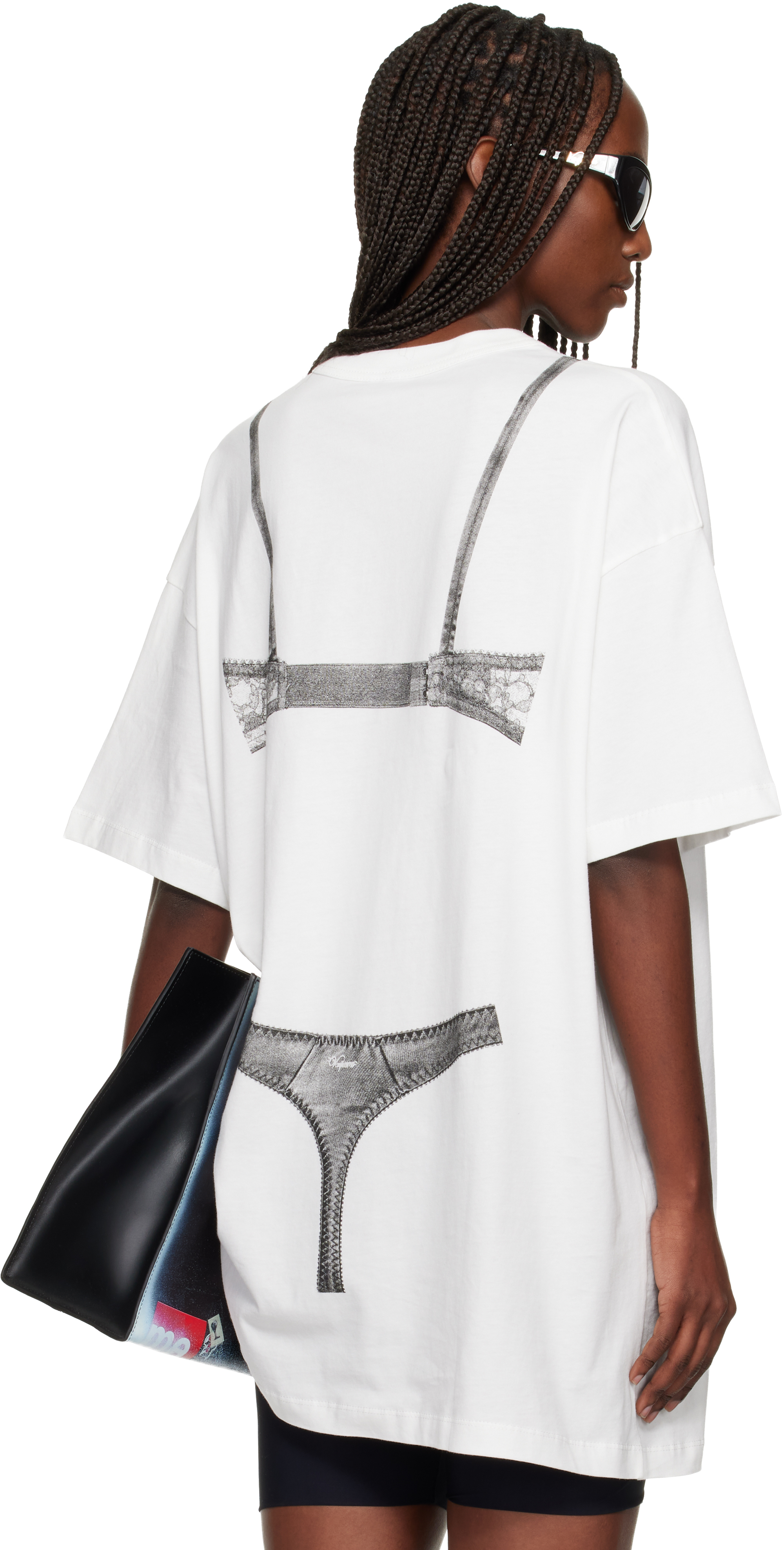Vaquera Off-white Trompe L'oeil Tall T-shirt In White