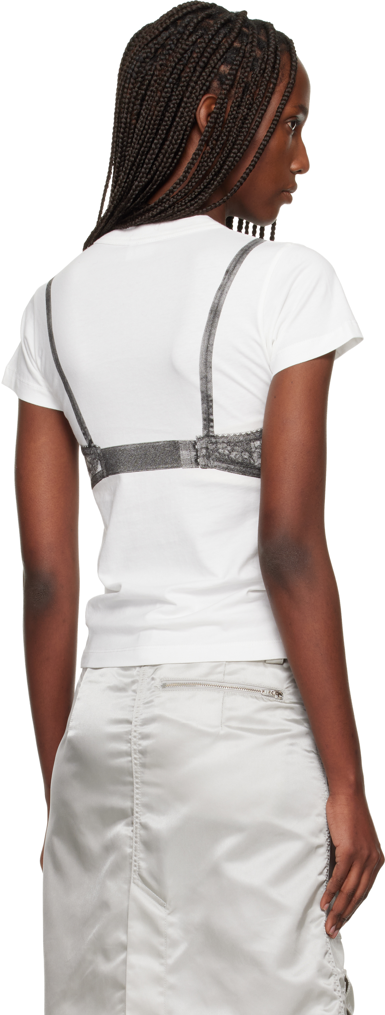Vaquera Off-white Bra T-shirt In White