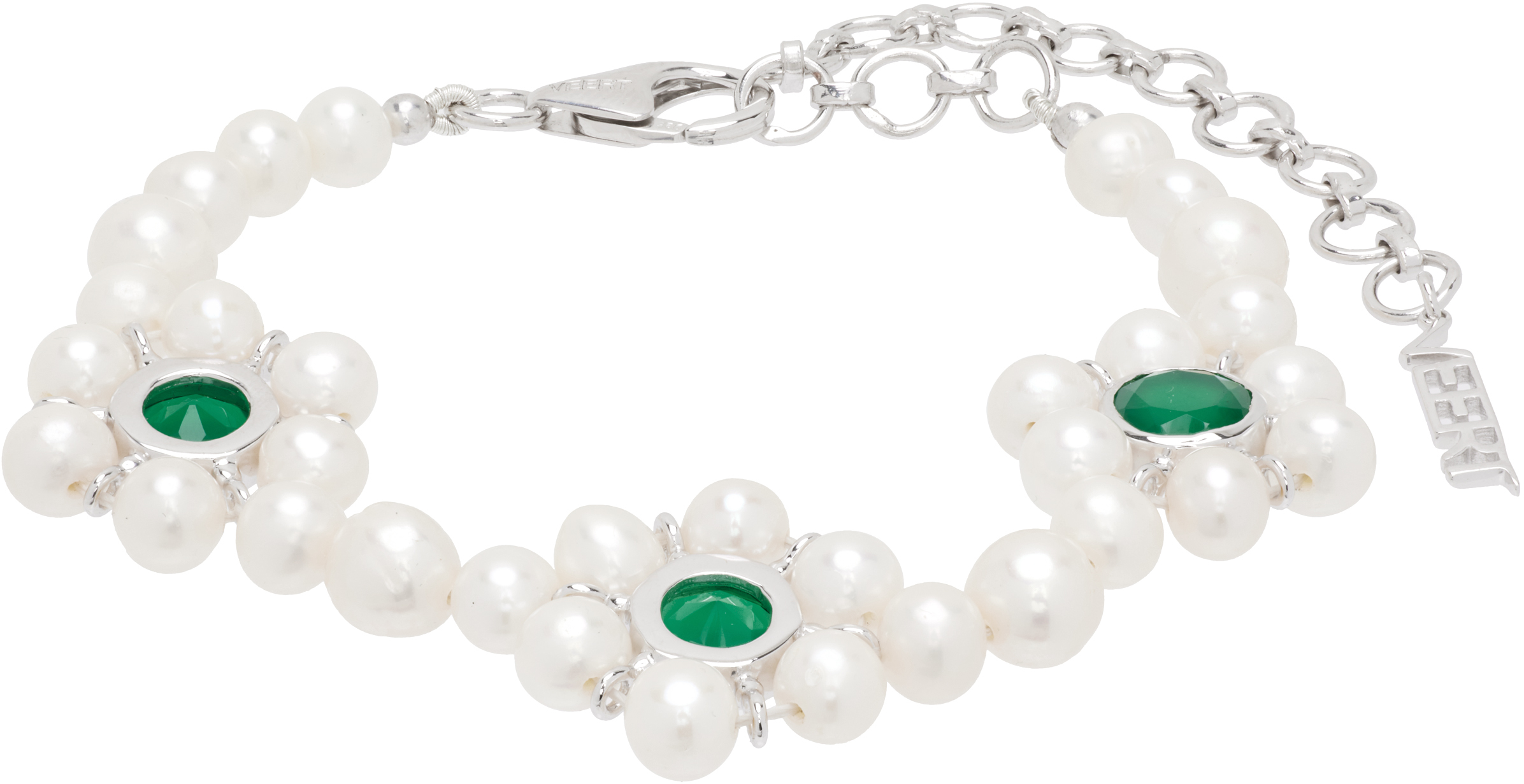 'The Trio Flower Pearl' Bracelet