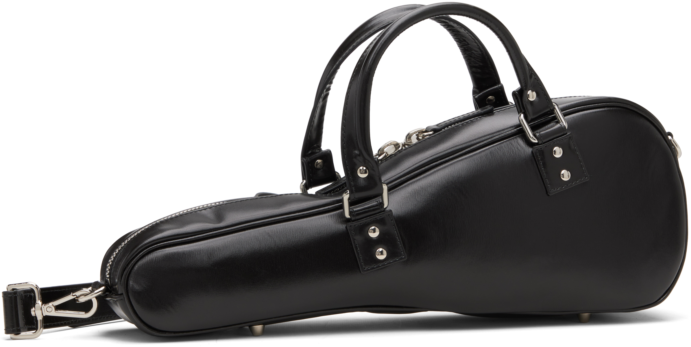 Vaquera Black Violin Bag In Black