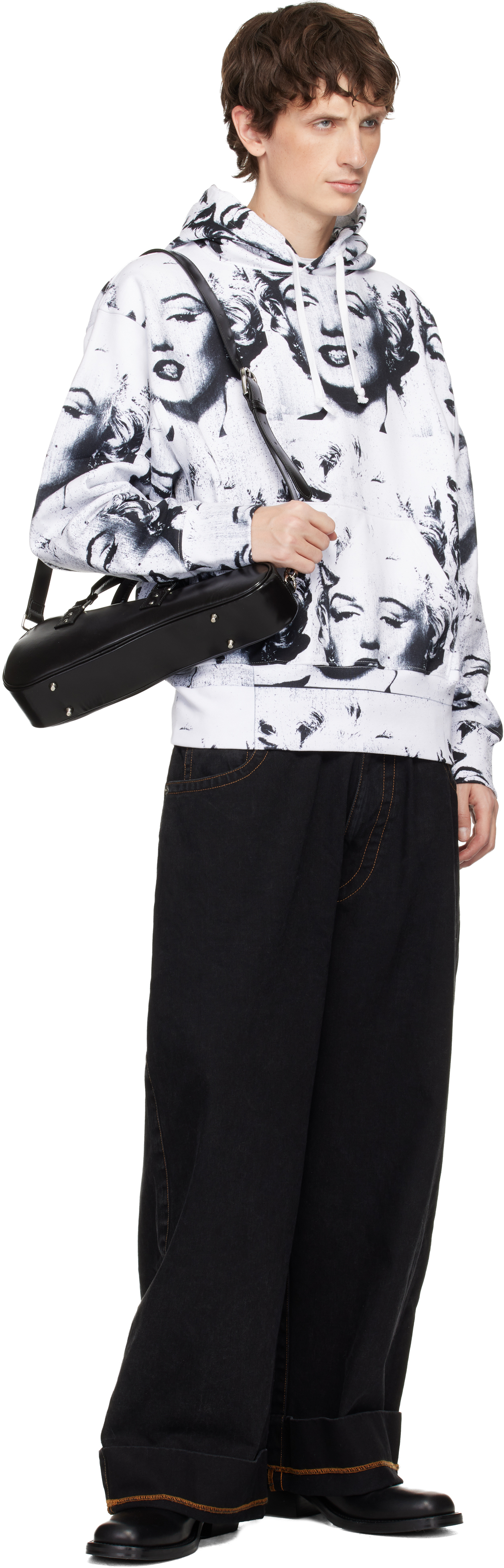 Vaquera Black Violin Bag In Black