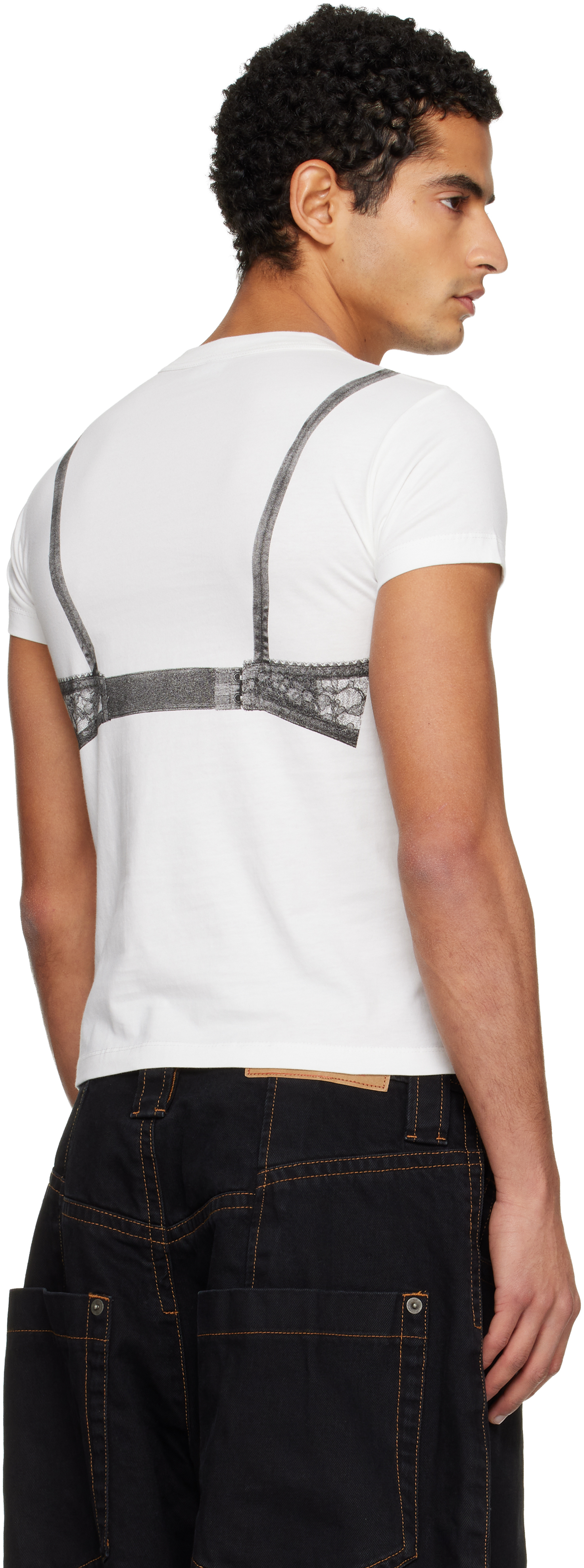 Vaquera White Bra T-shirt In White