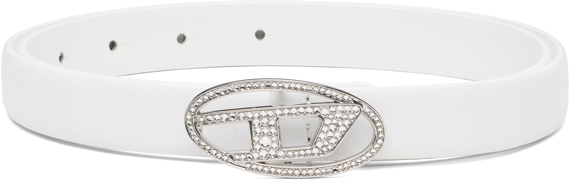 Dieselのホワイト B-1DR Strass 20 ベルトがセール中