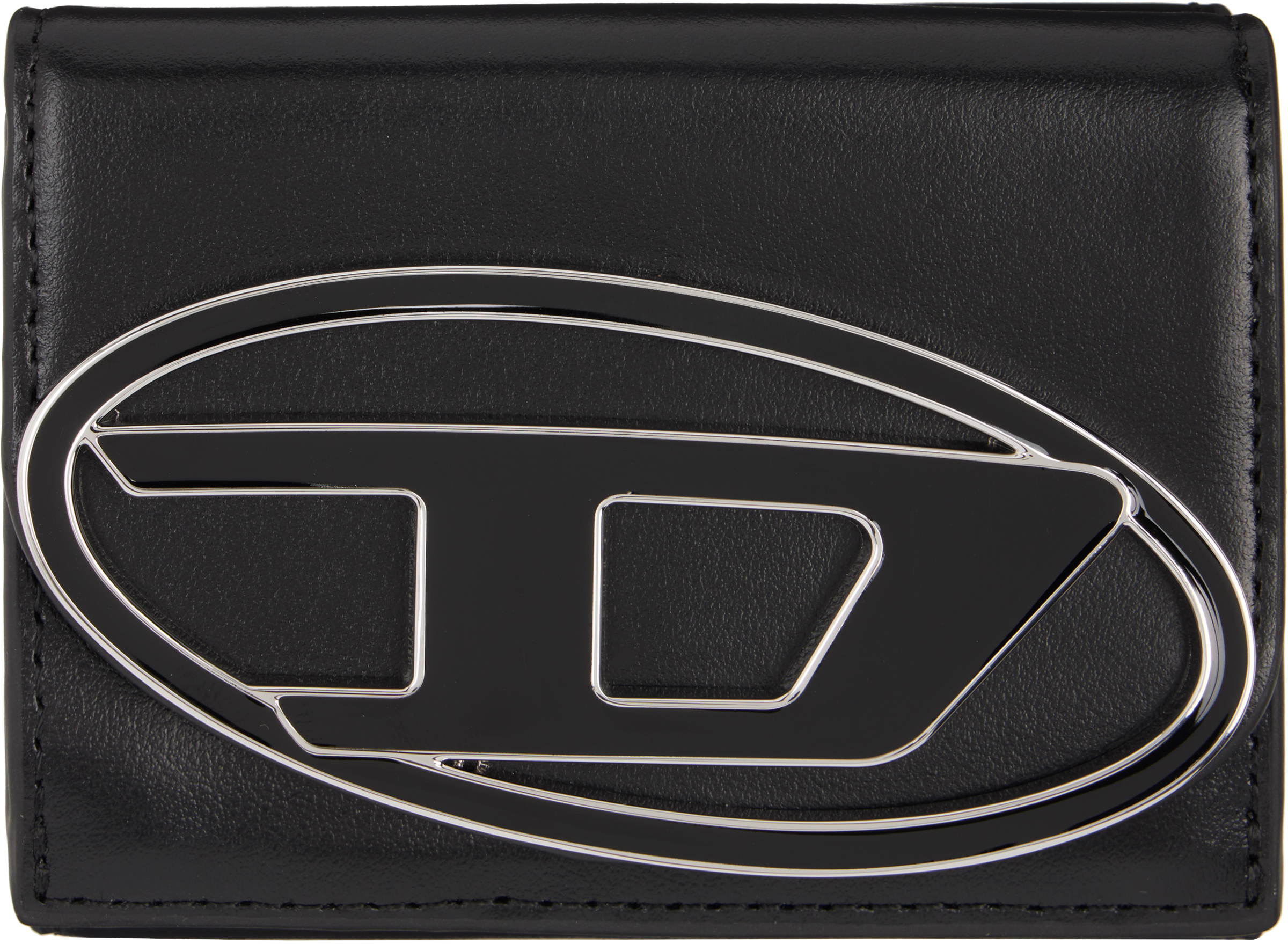 Dieselのブラック 1DR Tri Fold Coin XS LI 財布がセール中