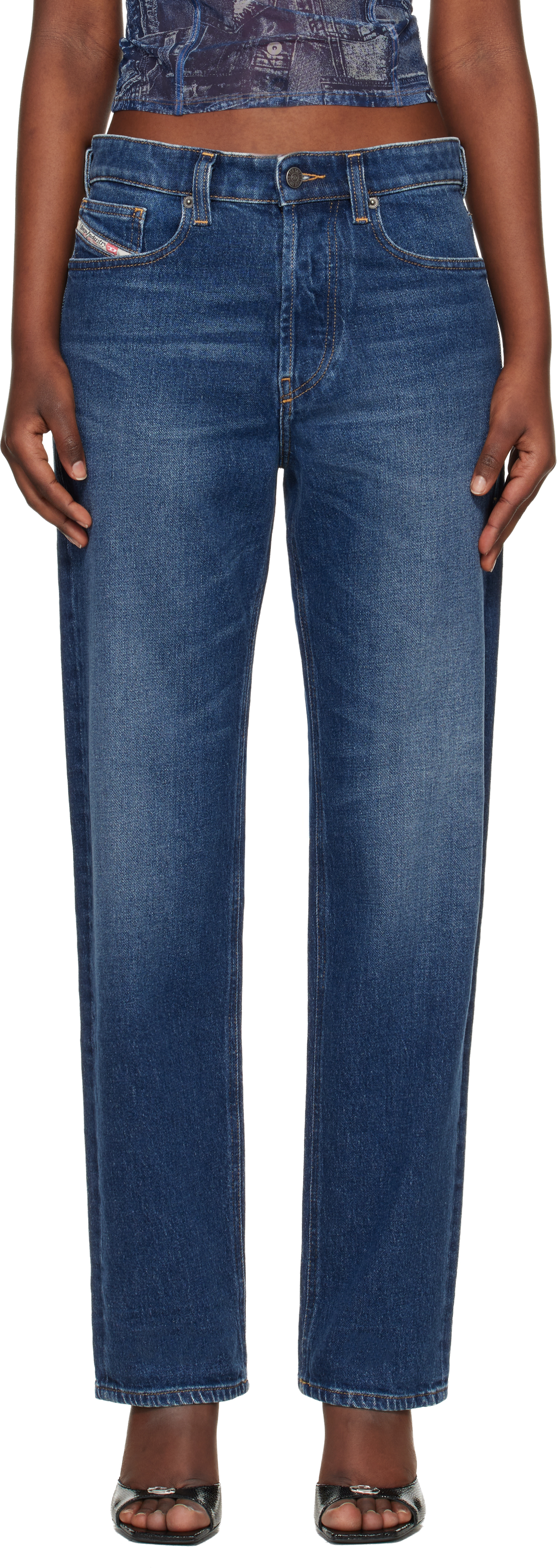 Blue 1988 D-Ark 09l21 Regular Jeans by Diesel on Sale