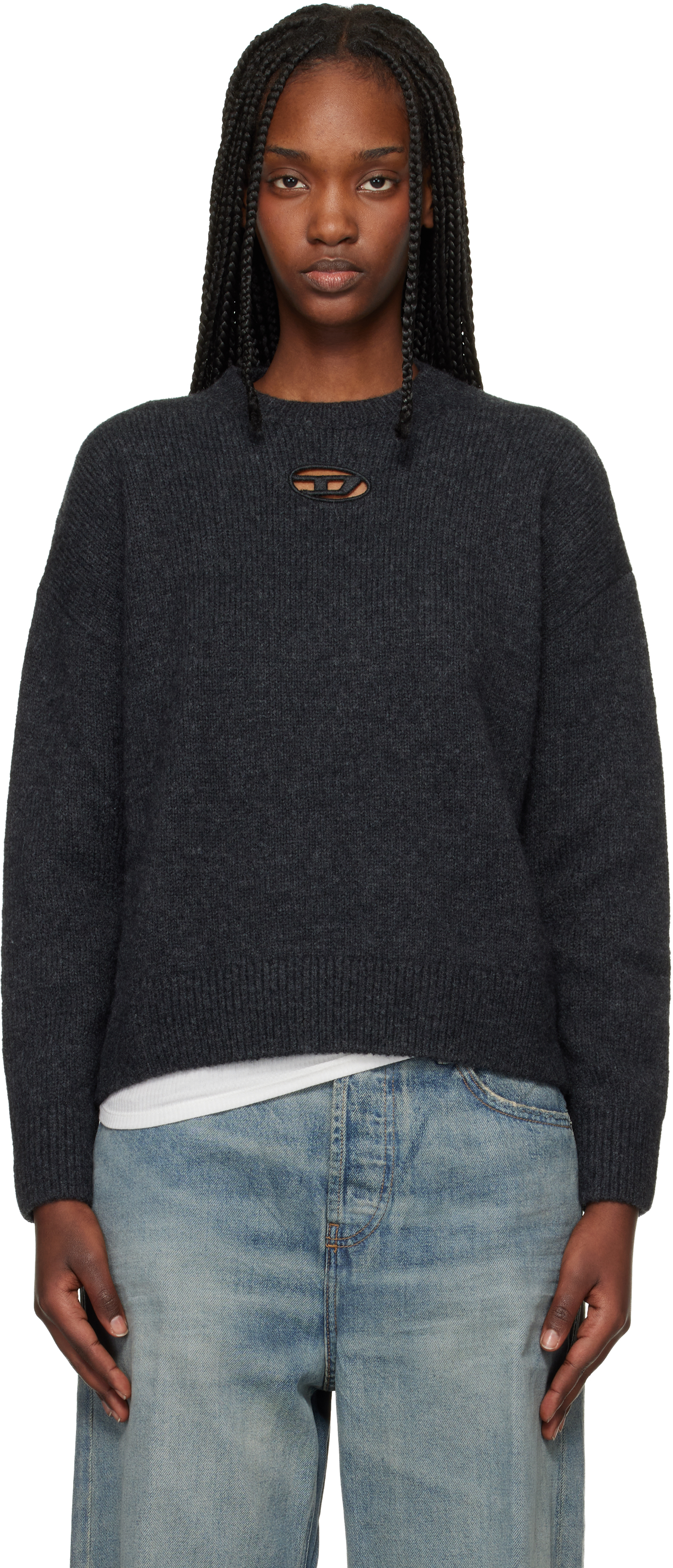 Dieselのグレー M-Areeta セーターがセール中
