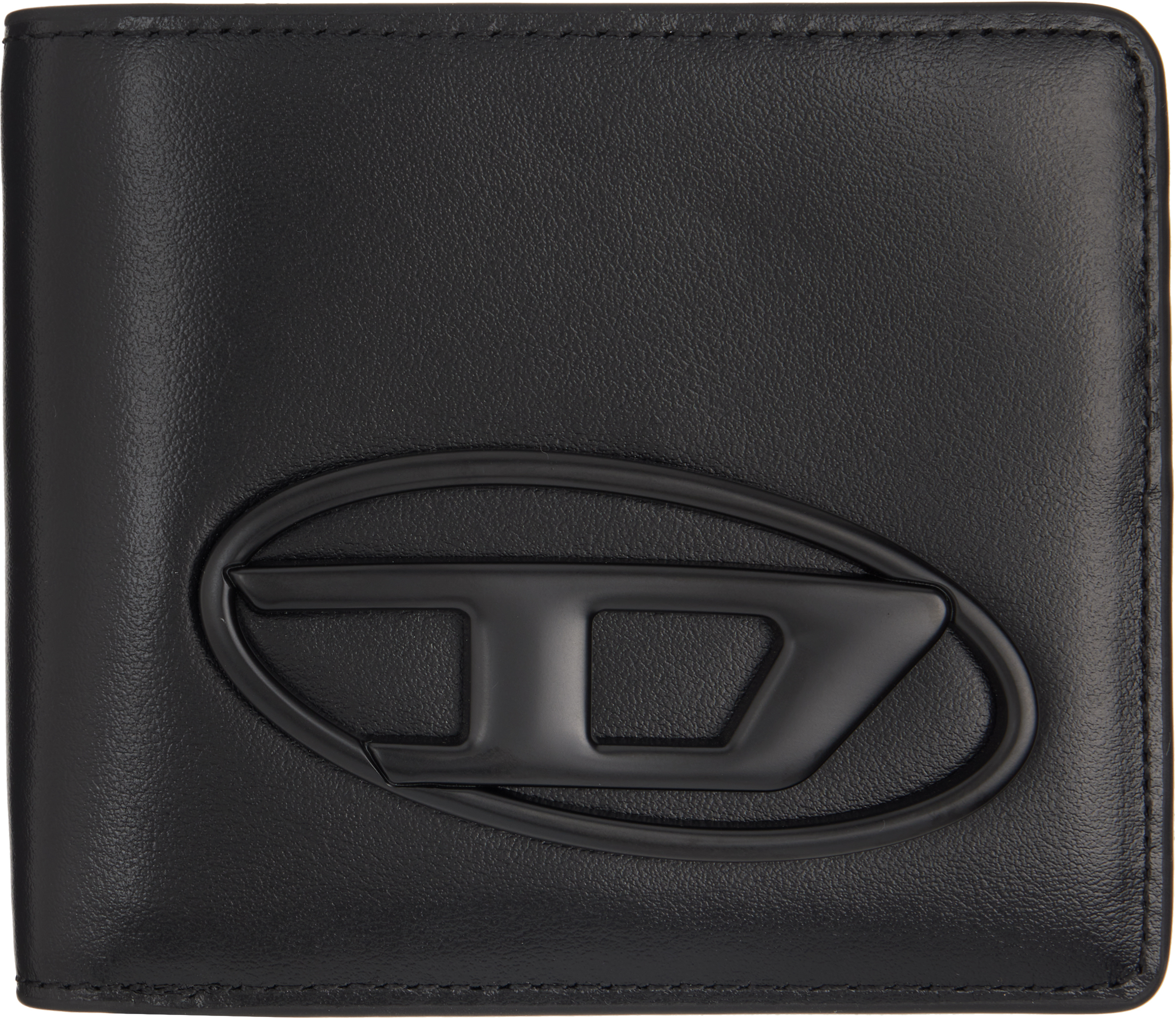 Diesel: 블랙 S 홀리 D 바이폴드 코인 3D 지갑 | SSENSE 대한민국