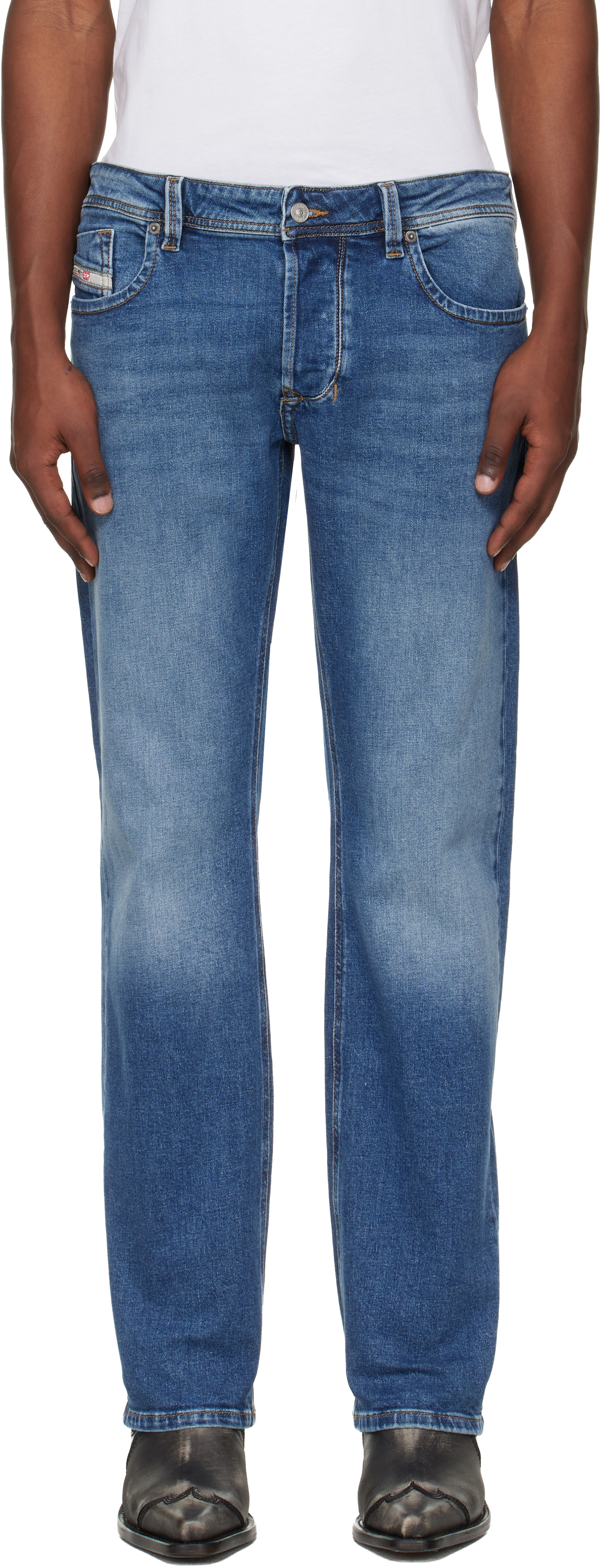 Diesel: ブルー 1985 Larkee 09l51 レギュラージーンズ | SSENSE 日本