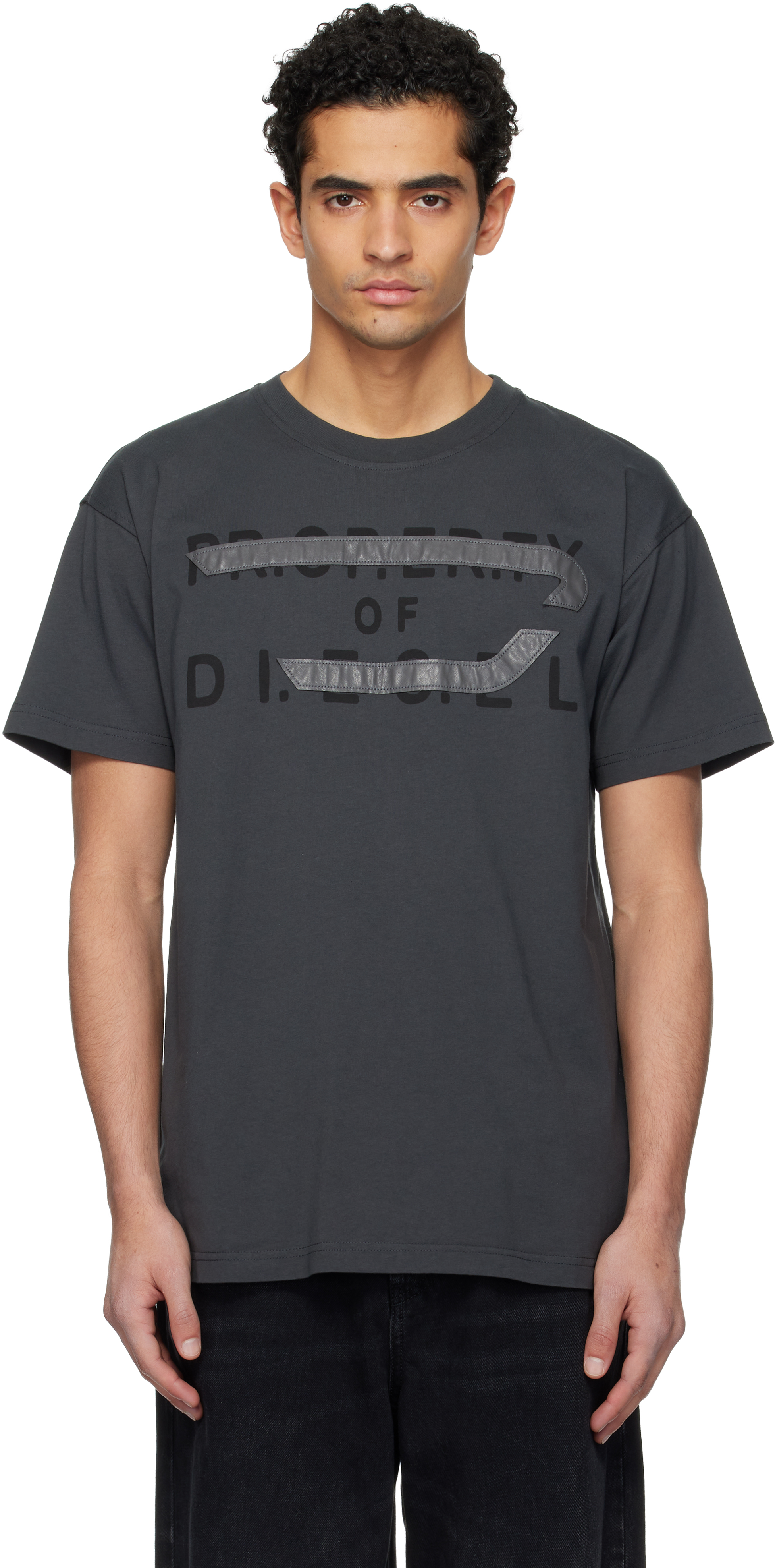 Dieselのグレー T-Norm-V11 Tシャツがセール中