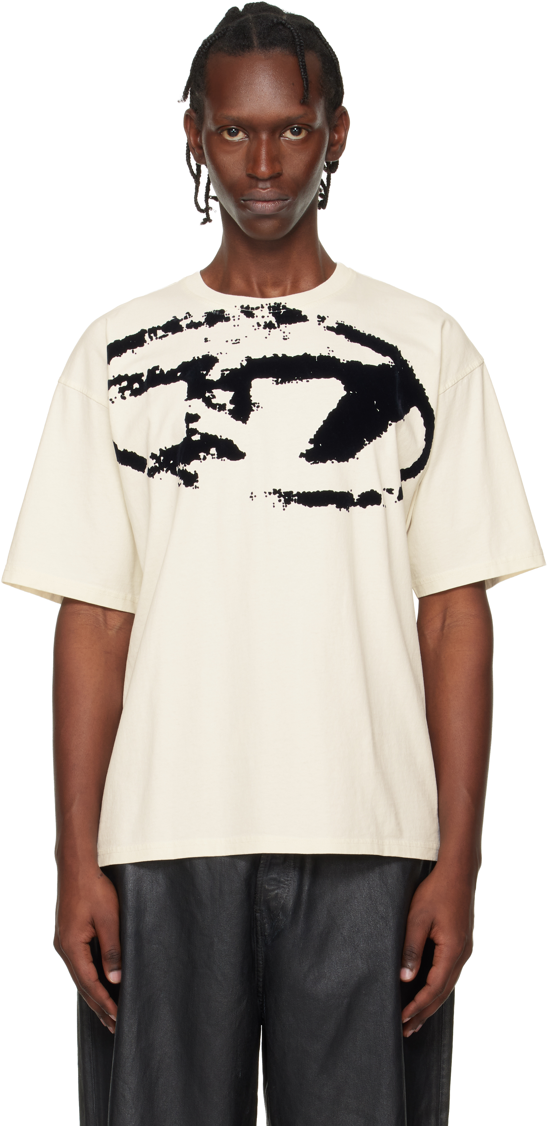 Diesel: Off-White T-Boxt-N14 T-shirt | SSENSE