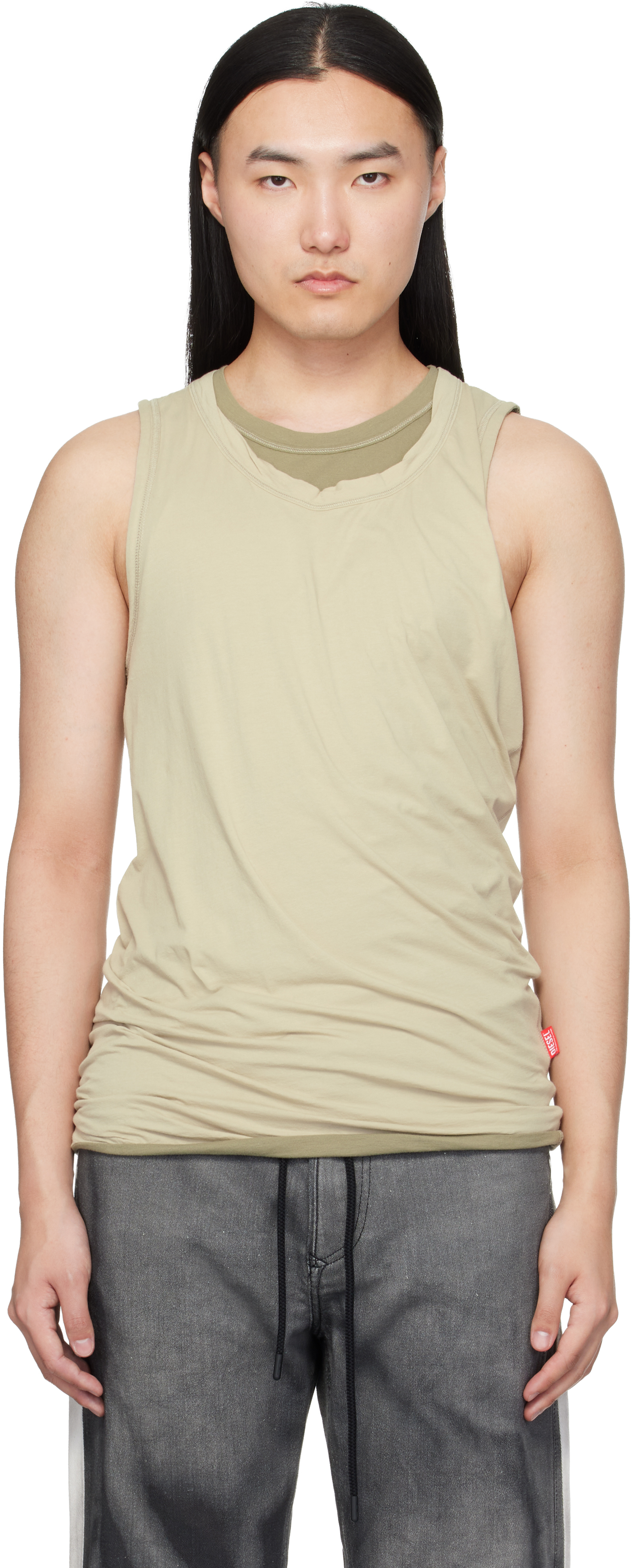 DIESEL タンクトップ Diesel ディーゼル Isco ノースリーブTシャツ タンクトップ (DIESEL
