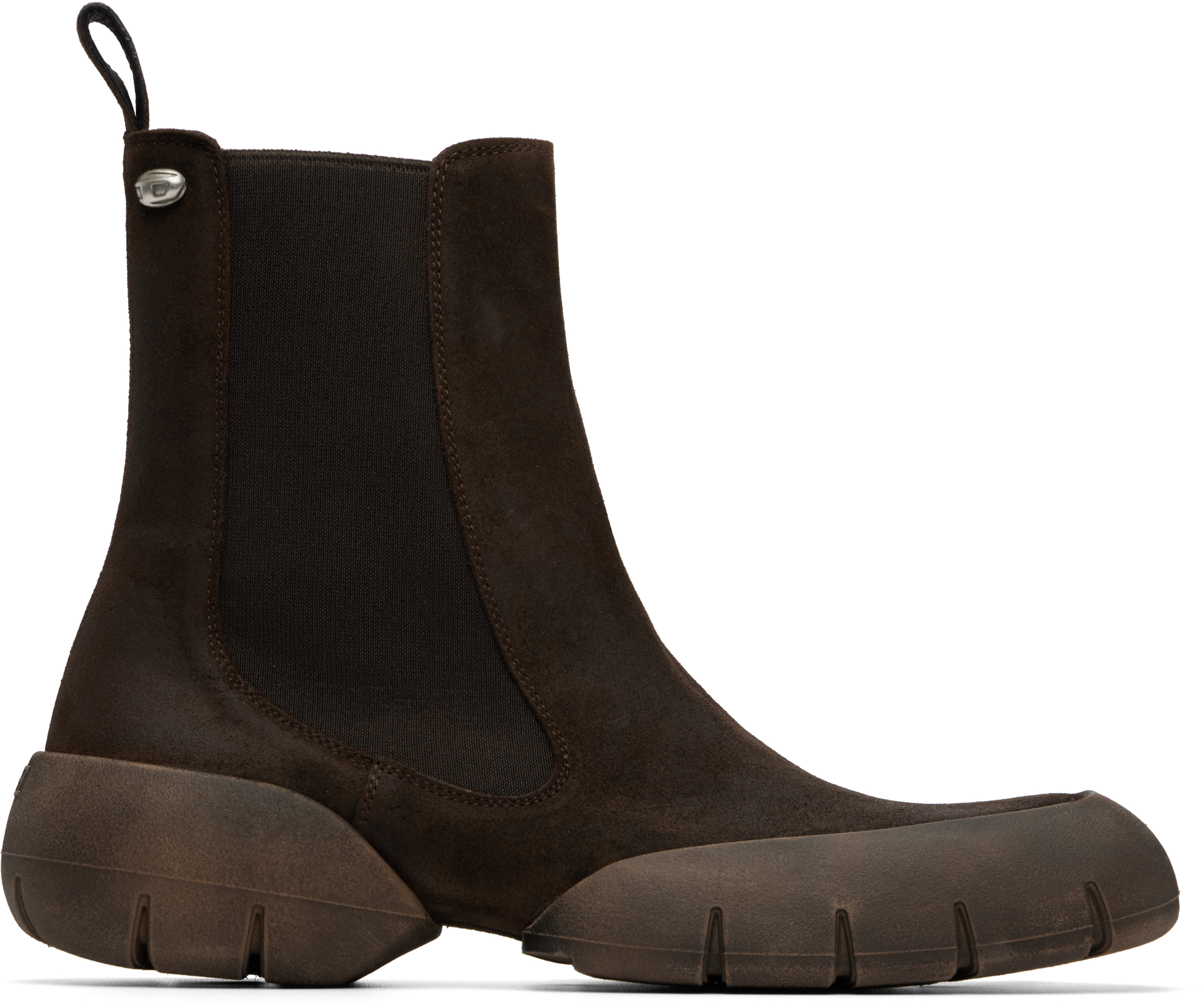 Diesel Brown D-Mathieu Suede Chelsea Boots