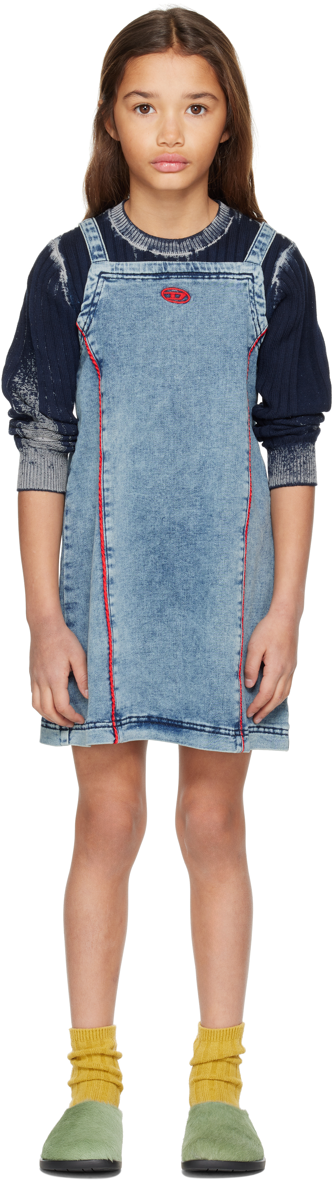Kids Blue Daxos Jjj Denim Dress by Diesel | SSENSE Kids Blue Daxos Jjj Denim Dress by Diesel | SSENSE