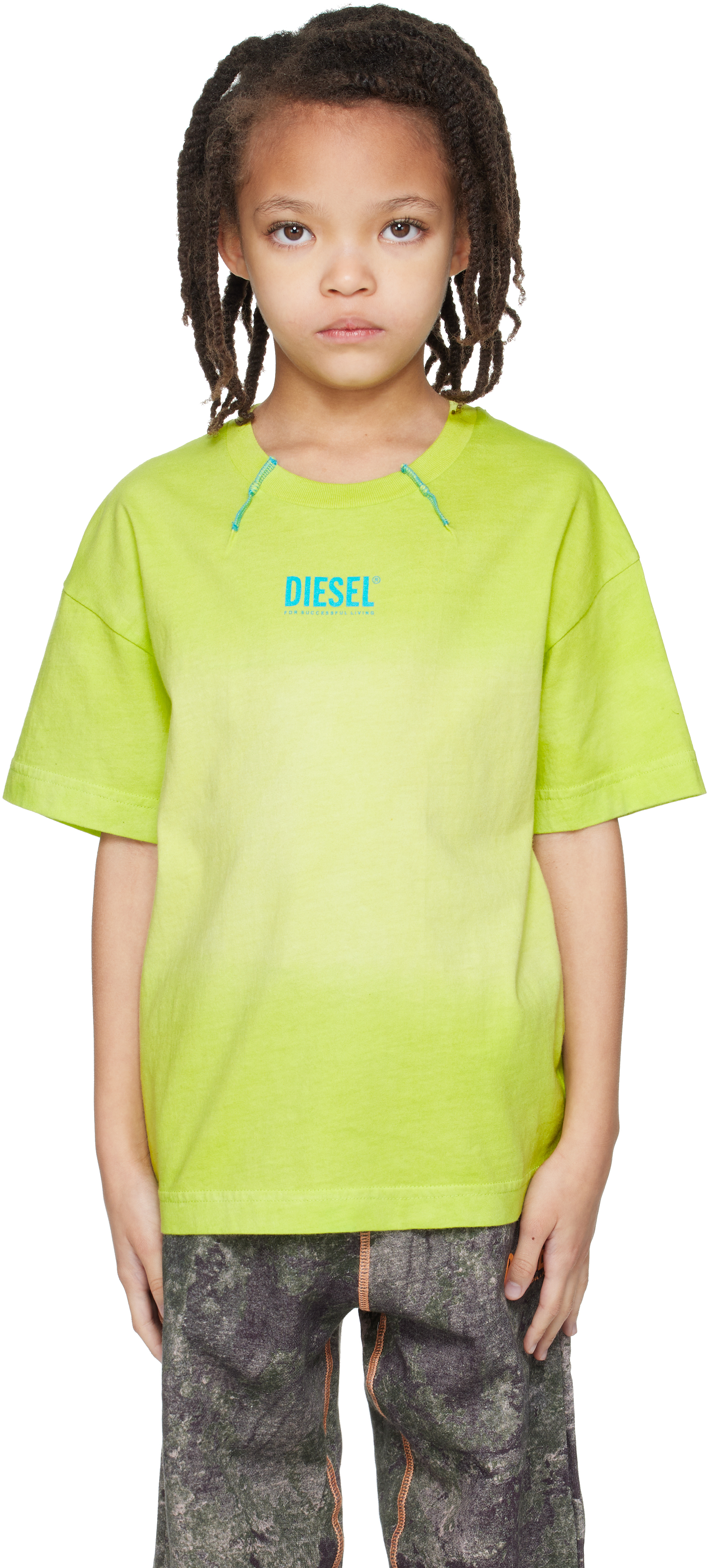 Dieselのキッズ｜グリーン TShade Over Tシャツがセール中