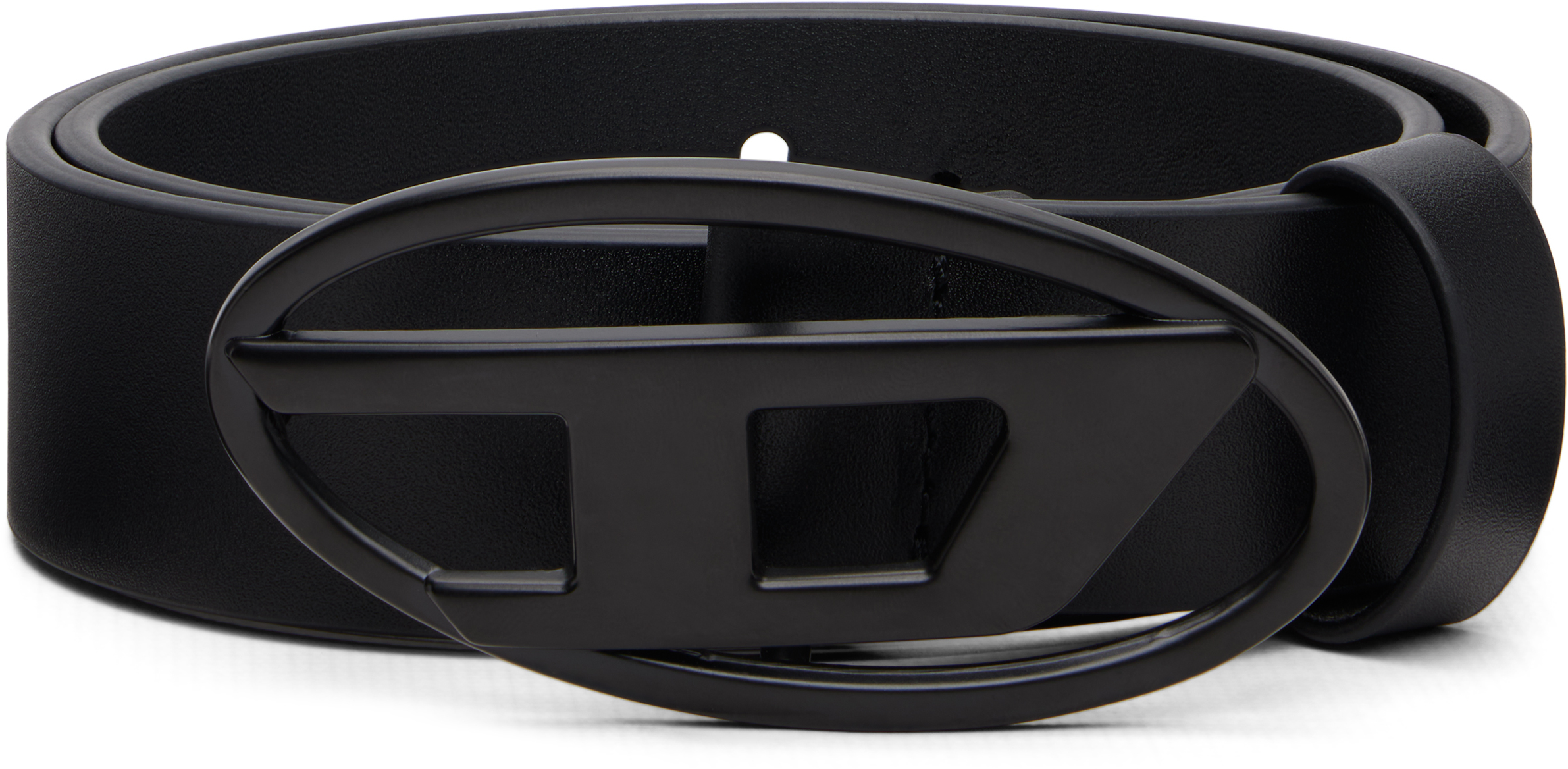 DIESEL KIDS ベルト Kids Black Oval D Buckle Belt by Diesel on Sale