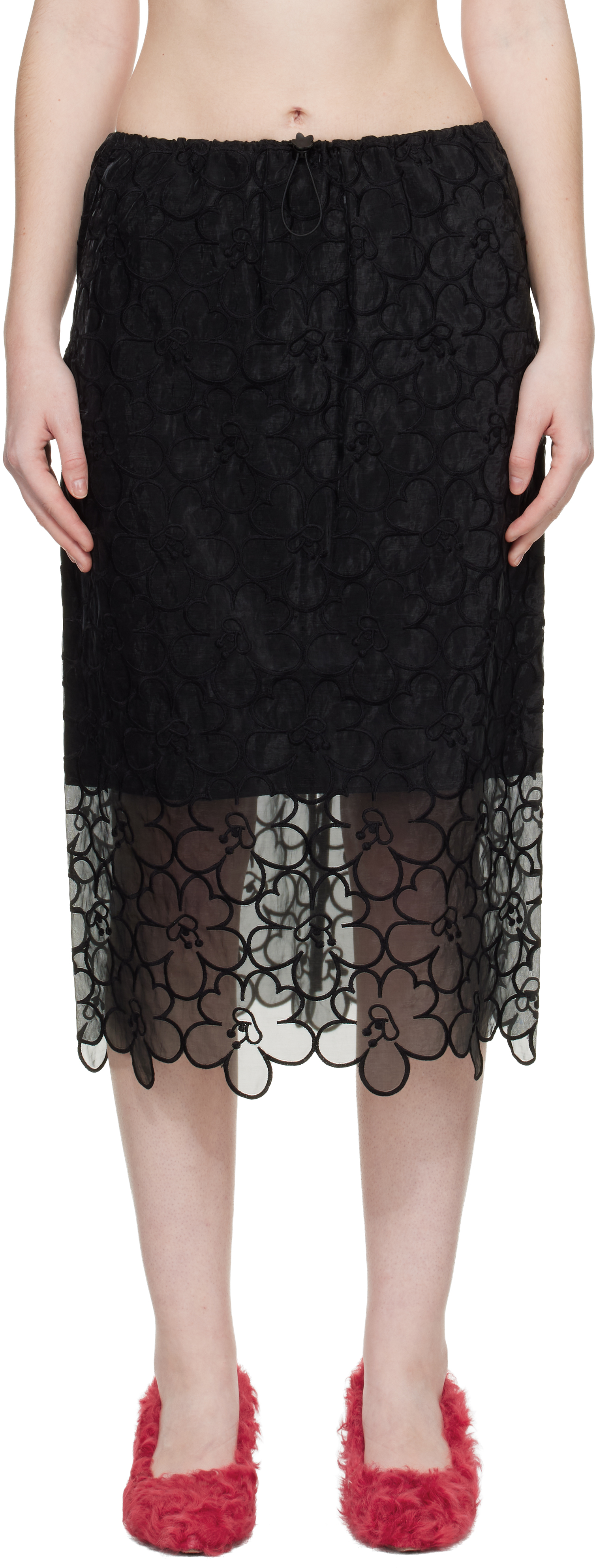 スカート cecilie bahnsen VANILLA SKIRT UK8 CECILIE BAHNSEN VANILLA SKIRT BLACK | SAKAN LES YEUX