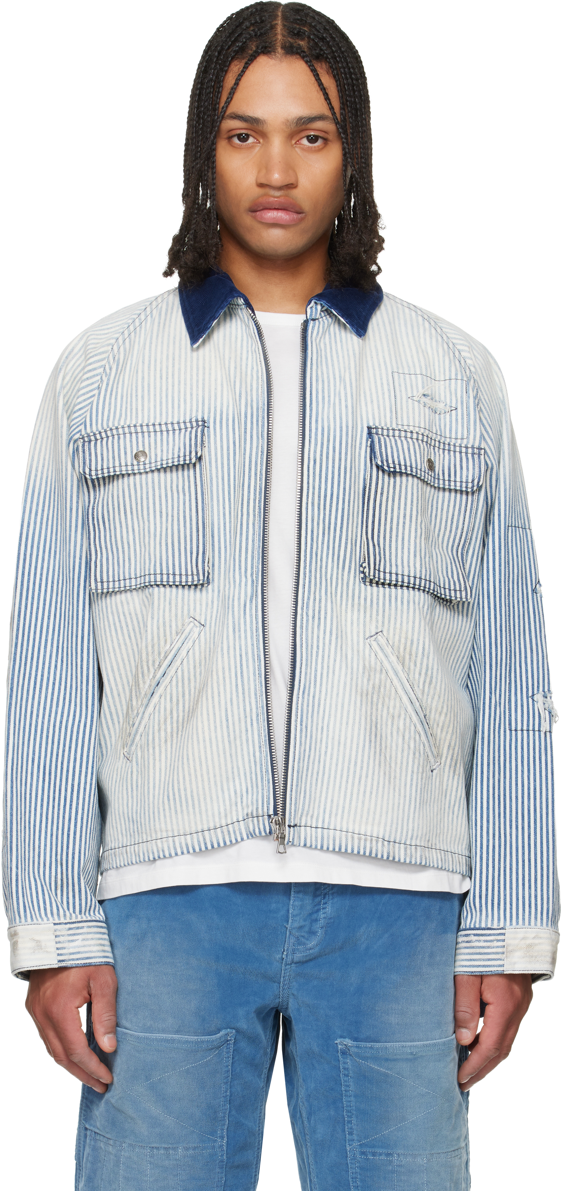 Designer denim jackets for Men | SSENSE