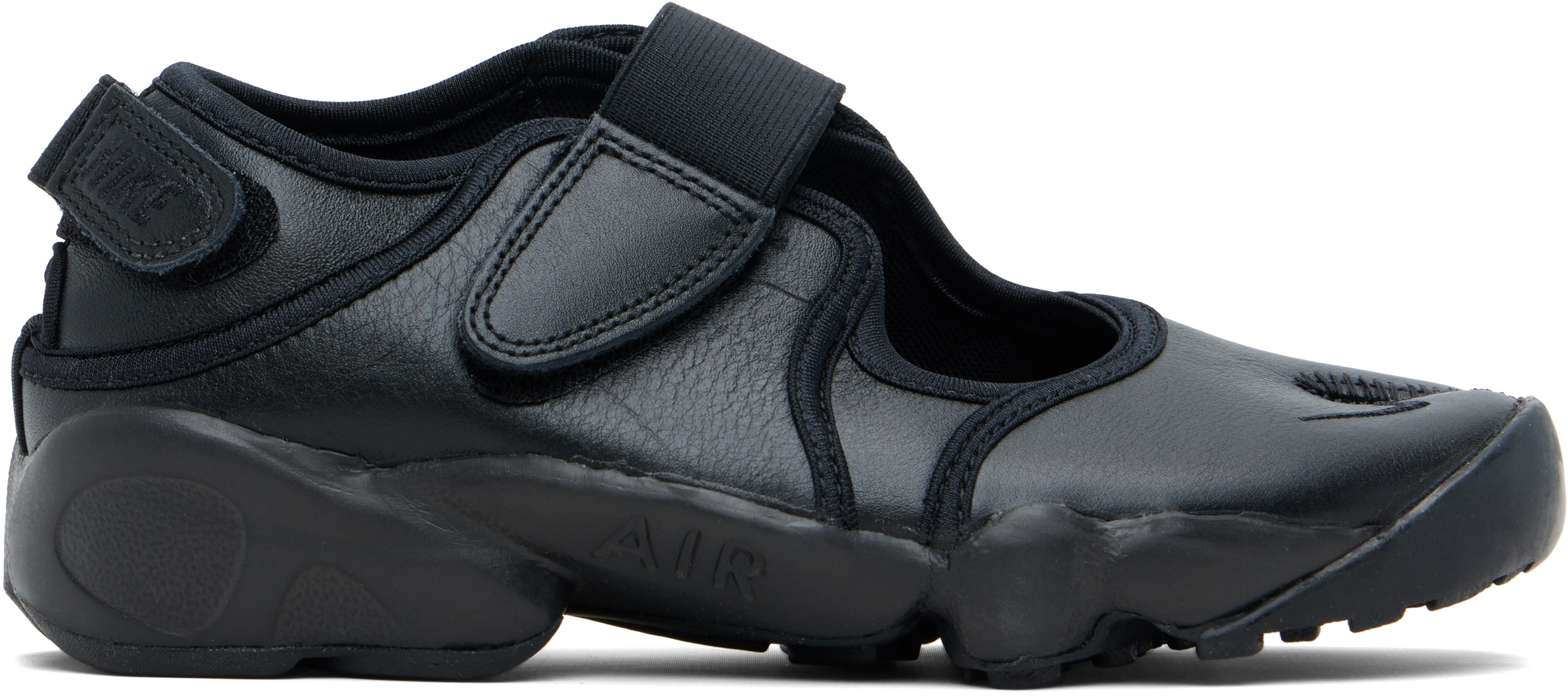 Nike: Black Air Rift Leather Sneakers | SSENSE