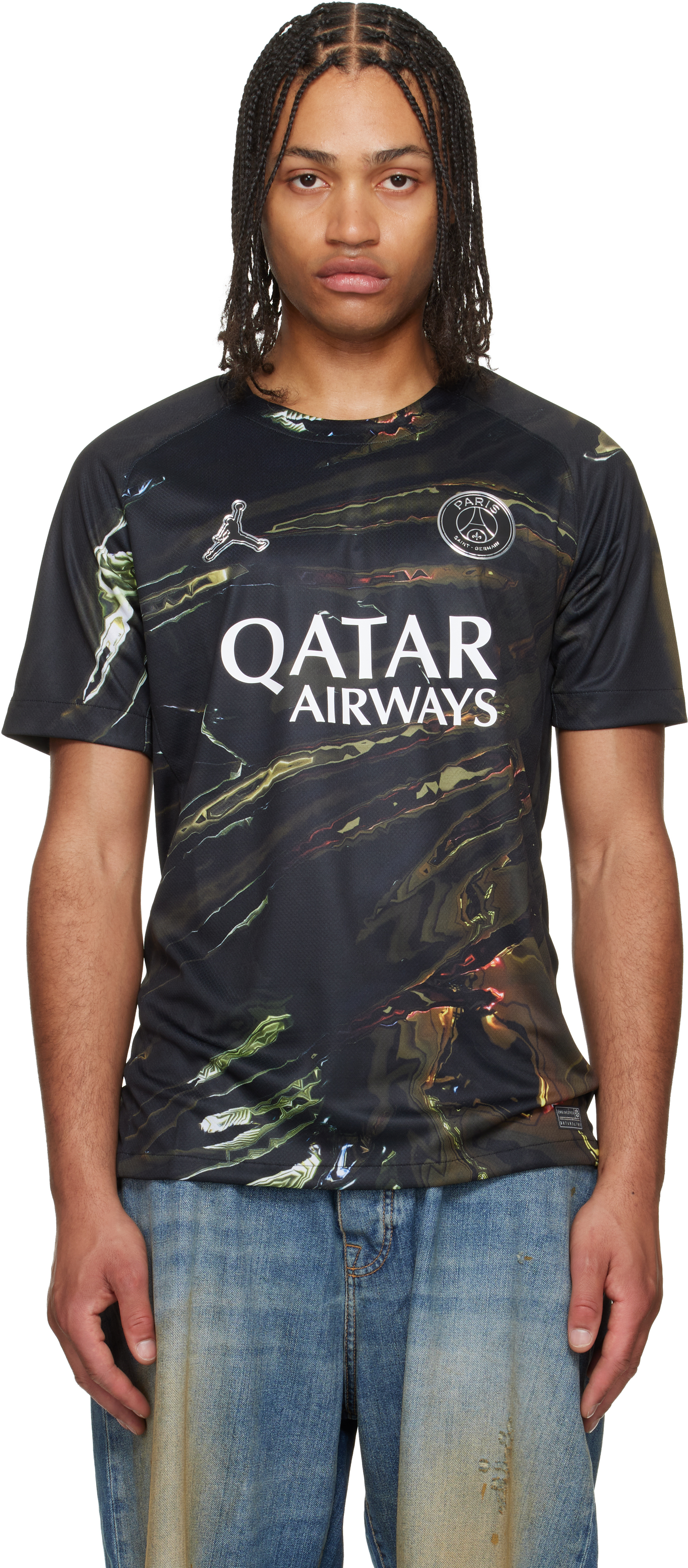 Black Paris Saint-Germain Edition 2026 Stadium Night Jersey by
