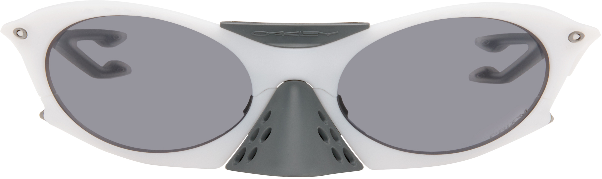 Oakley: White Plantaris Sunglasses | SSENSE