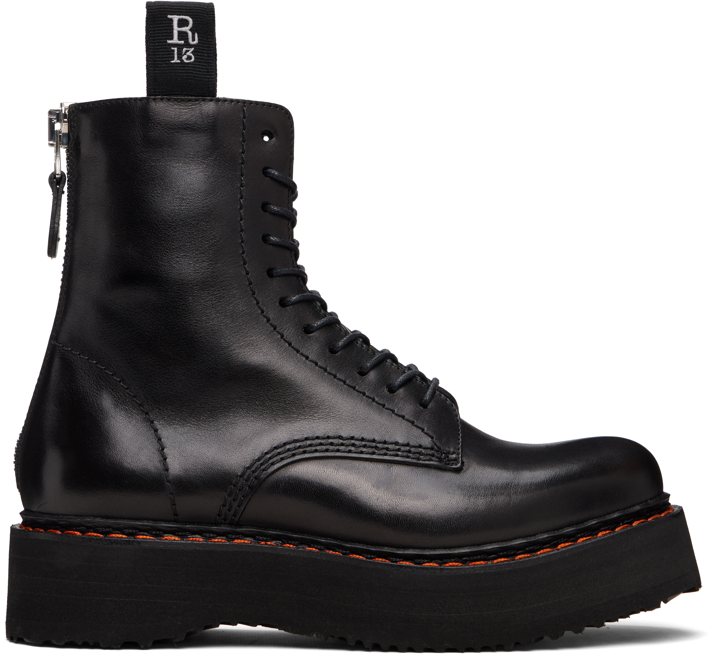 Black Single Stack Boots
