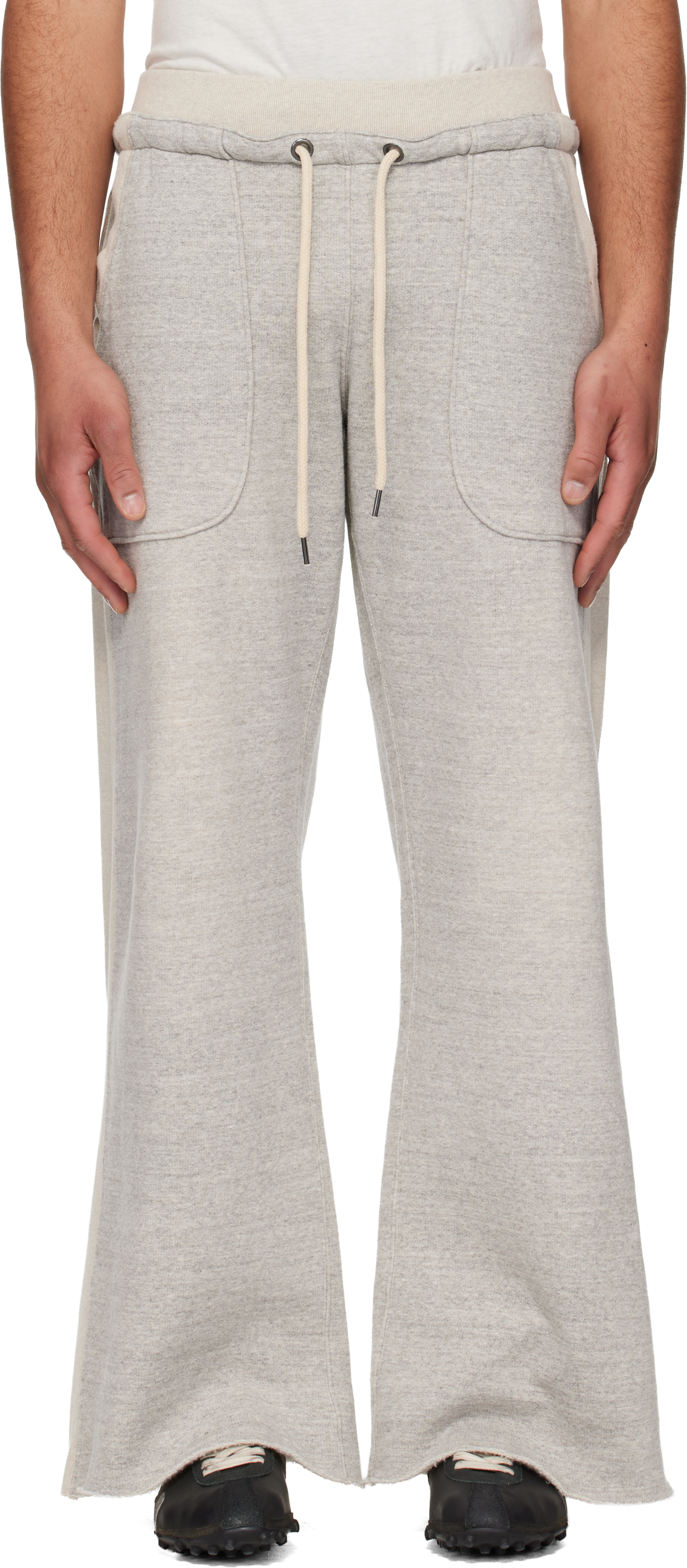 R13 Gray Side Insert Sweatpants