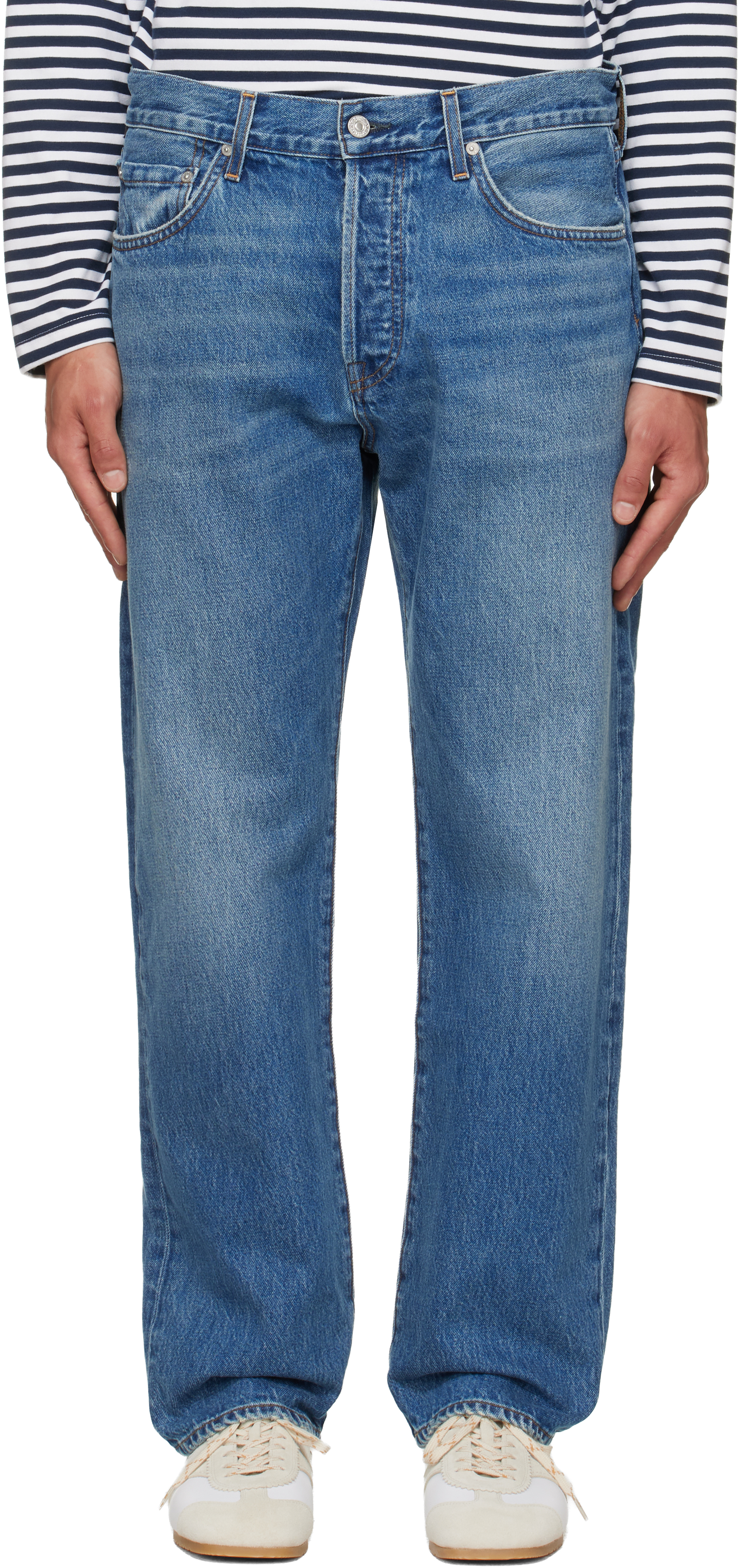 Citizens of Humanity: ブルー Beau Straight Premium Vintage