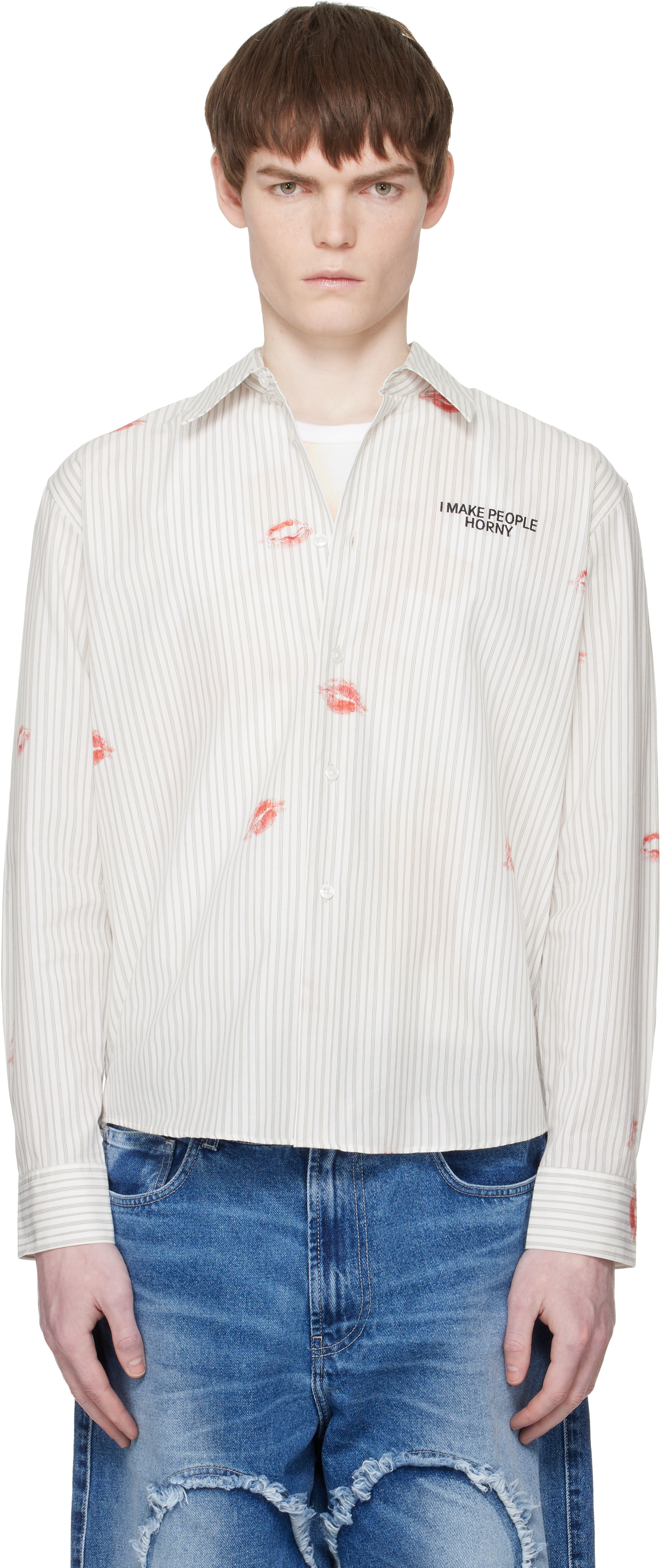 Carne Bollente: Off-White 'Business Sensual' Shirt | SSENSE